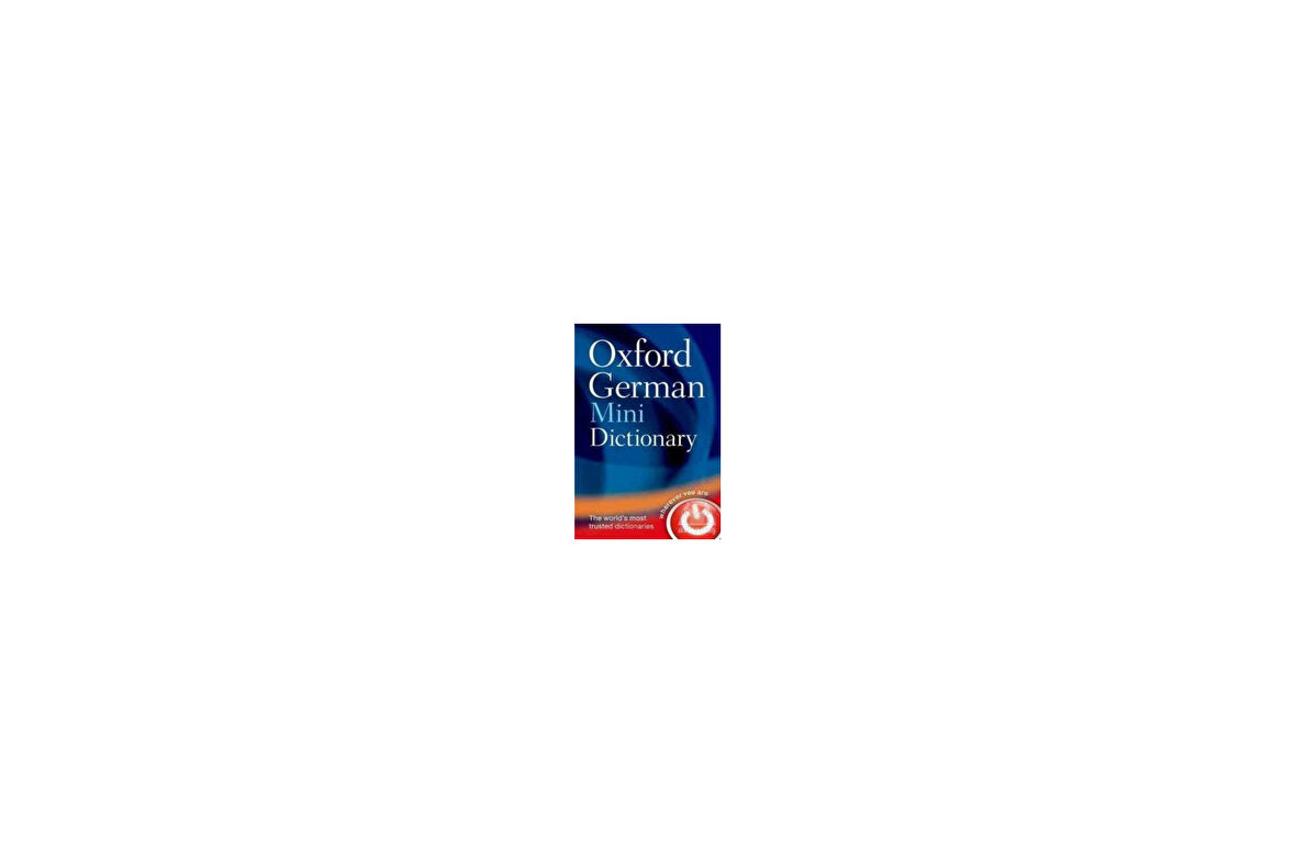 Oxford German Mini Dictionary - Kollektif