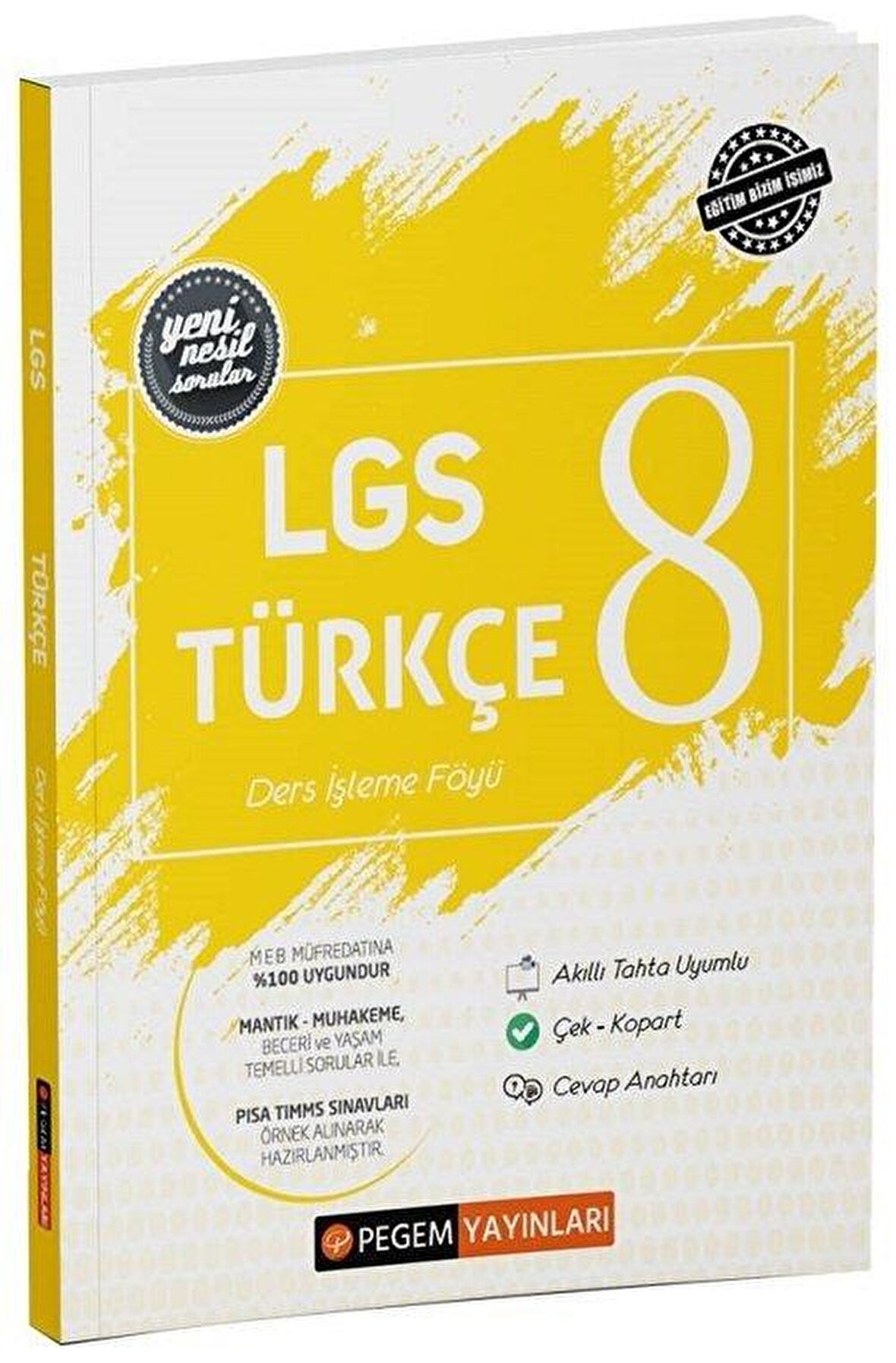 Pegem Akademi 8. Sınıf LGS Türkçe Ders İşleme Föyü