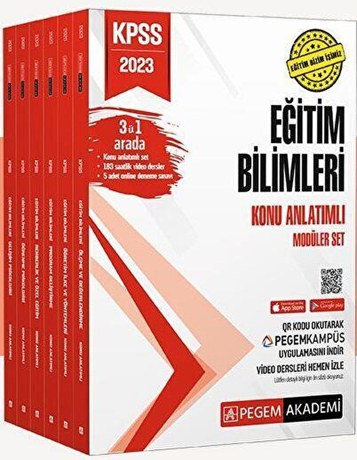 2023 KPSS Eğitim Bilimleri Konu Anlatımlı Modüler Set (6 Kitap Takım) Pegem