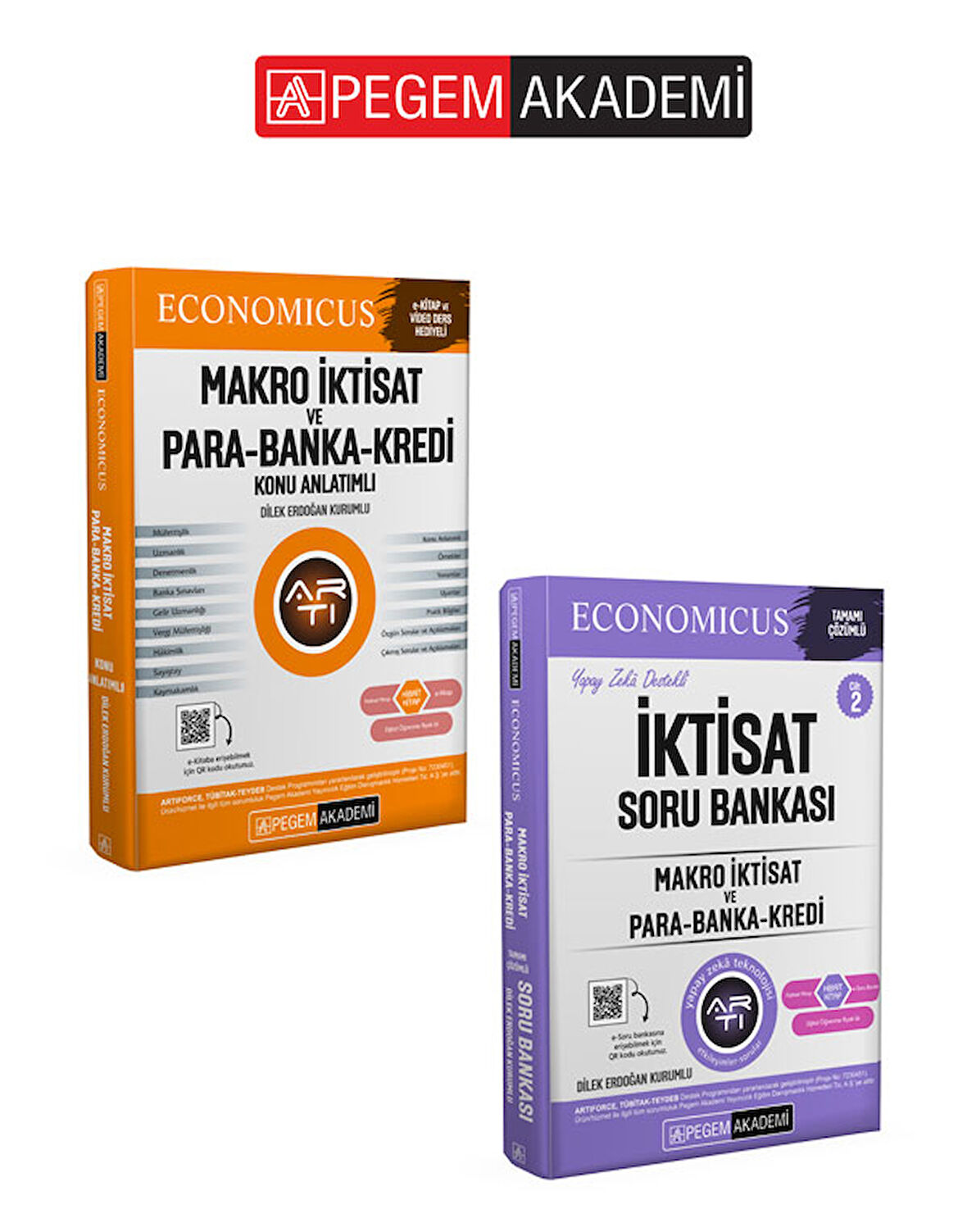 PEGEM AKADEMİ KPSS A Grubu Makro İktisat Konu Anlatımlı- Soru Bankası Seti - 2 Kitap