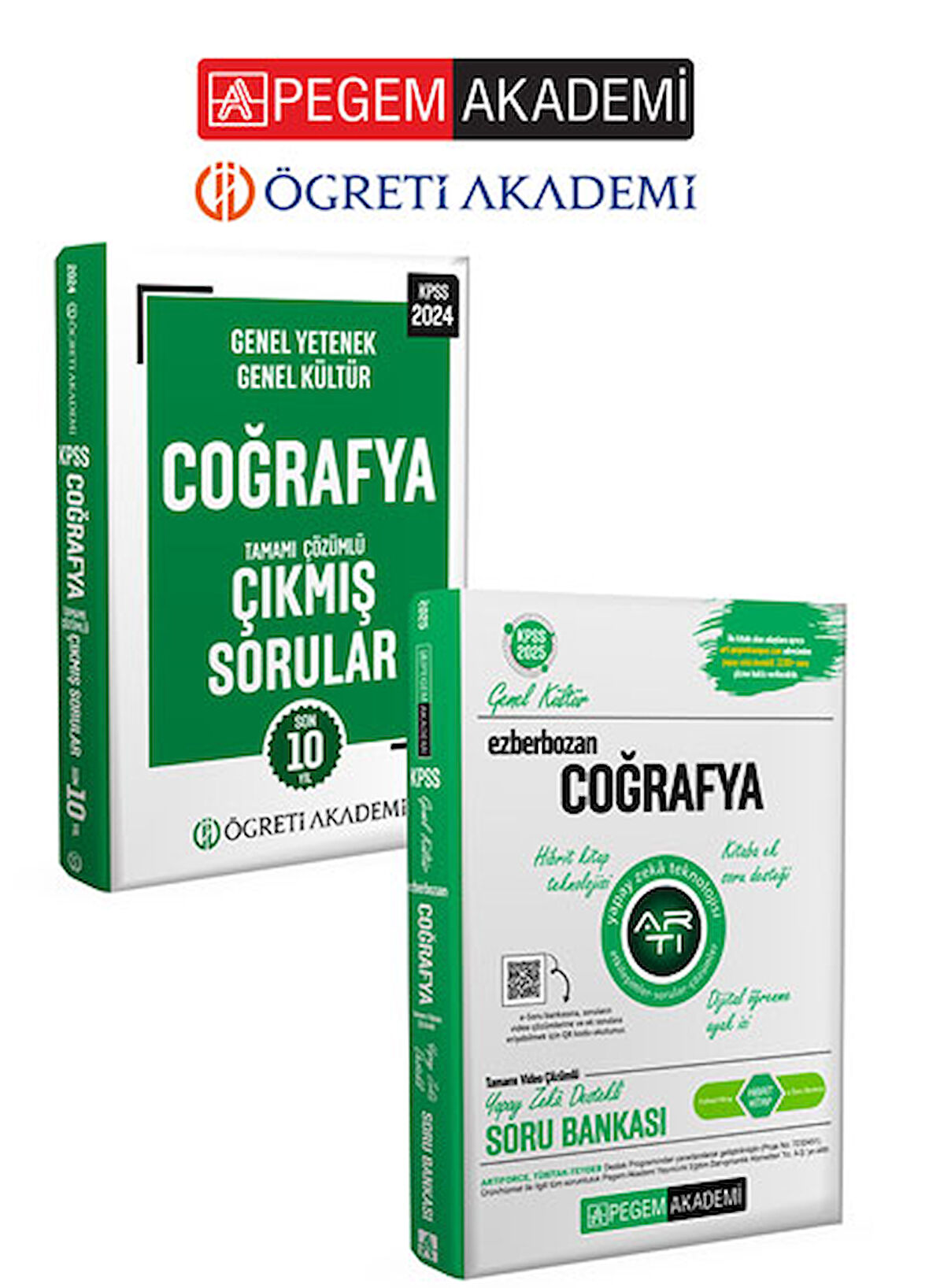PEGEM AKADEMİ Ezberbozan KPSS GY. GK. Coğrafya Soru Bankası + Coğrafya Çıkmış Sorular  (2.Kitap)