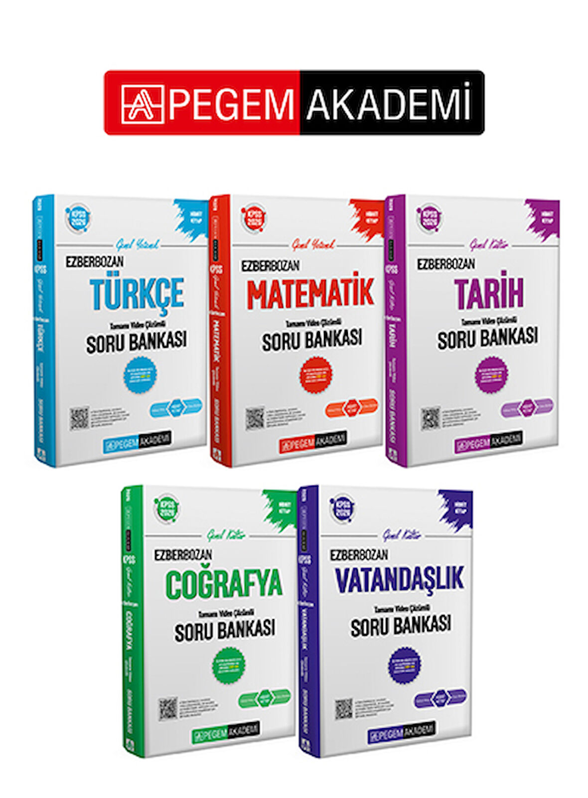 PEGEM AKADEMİ  2026 Kpss Genel Yetenek - Genel Kültür EzberbozanTamamı Video Çözümlü Soru Bankası Se