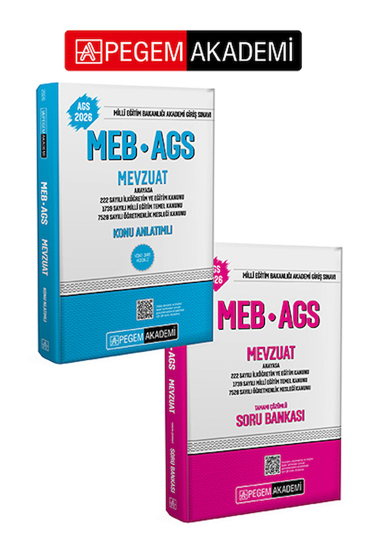 PEGEM AKADEMİ  2026 MEB AGS Konu Anlatımlı Mevzuat + 2026 MEB AGS Soru Bankası Tamamı Çözümlü Mevzua