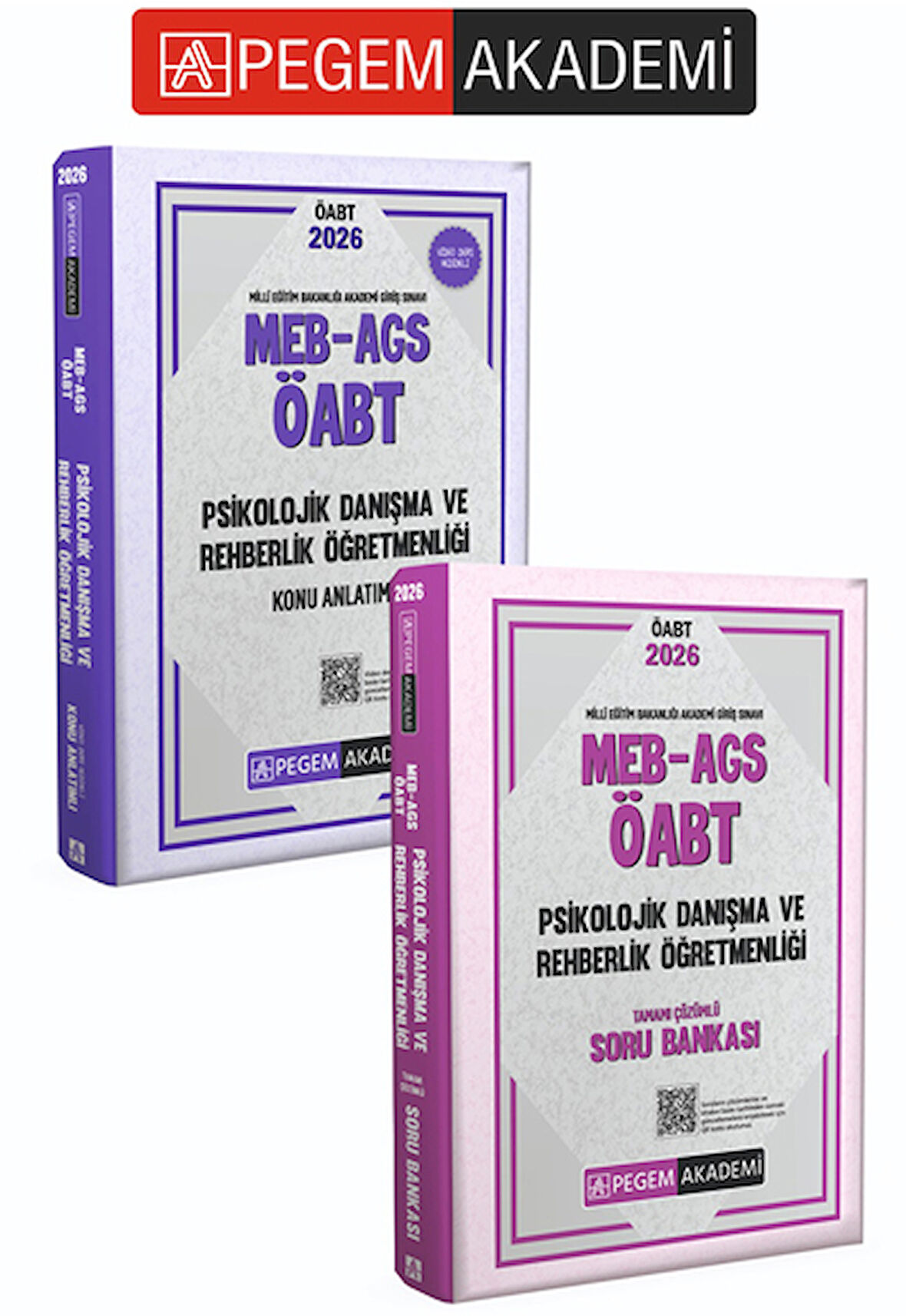 PEGEM AKADEMİ 2026 MEB AGS ÖABT Psikolojik Danışma ve Rehberlik Konu Anlatımlı + 2026 MEB AGS ÖABT P