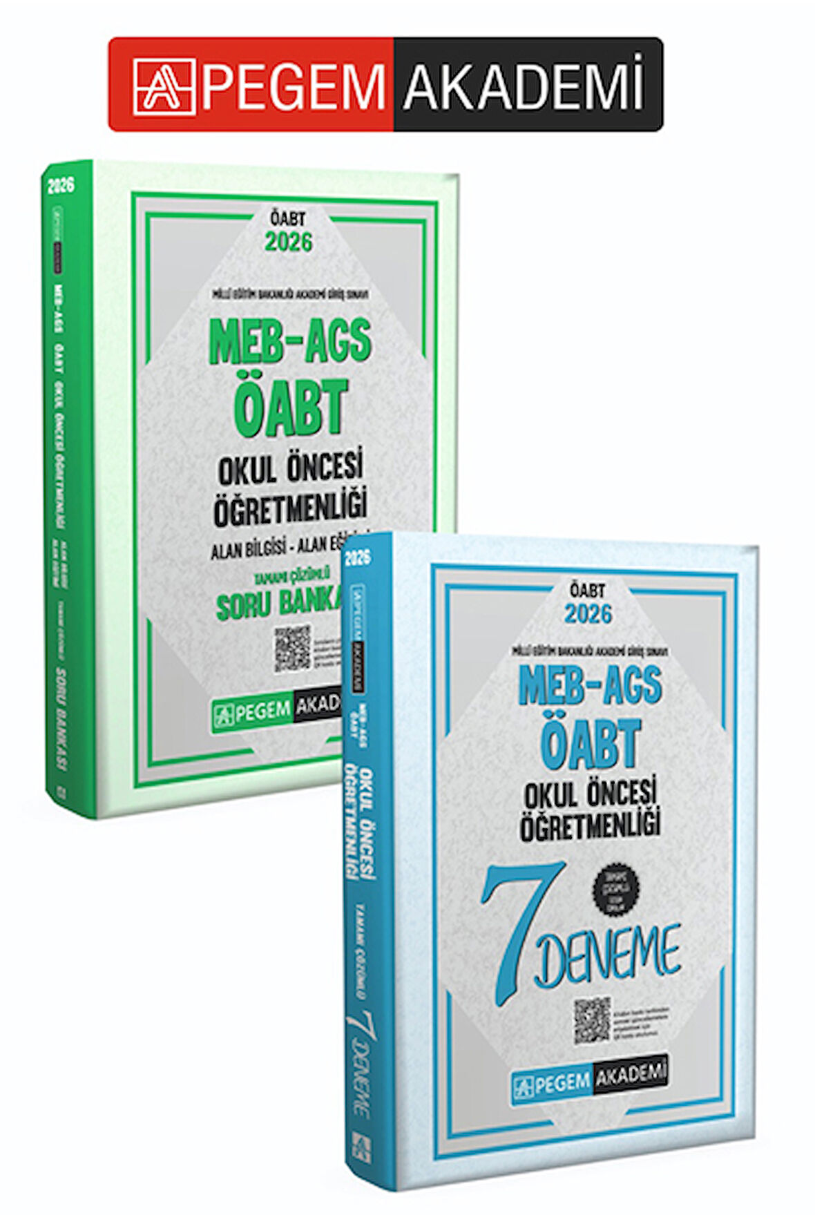 PEGEM AKADEMİ 2026 MEB AGS ÖABT Okul Öncesi Öğretmenliği Alan Bilgisi - Alan Eğitimi Tamamı Çözümlü 