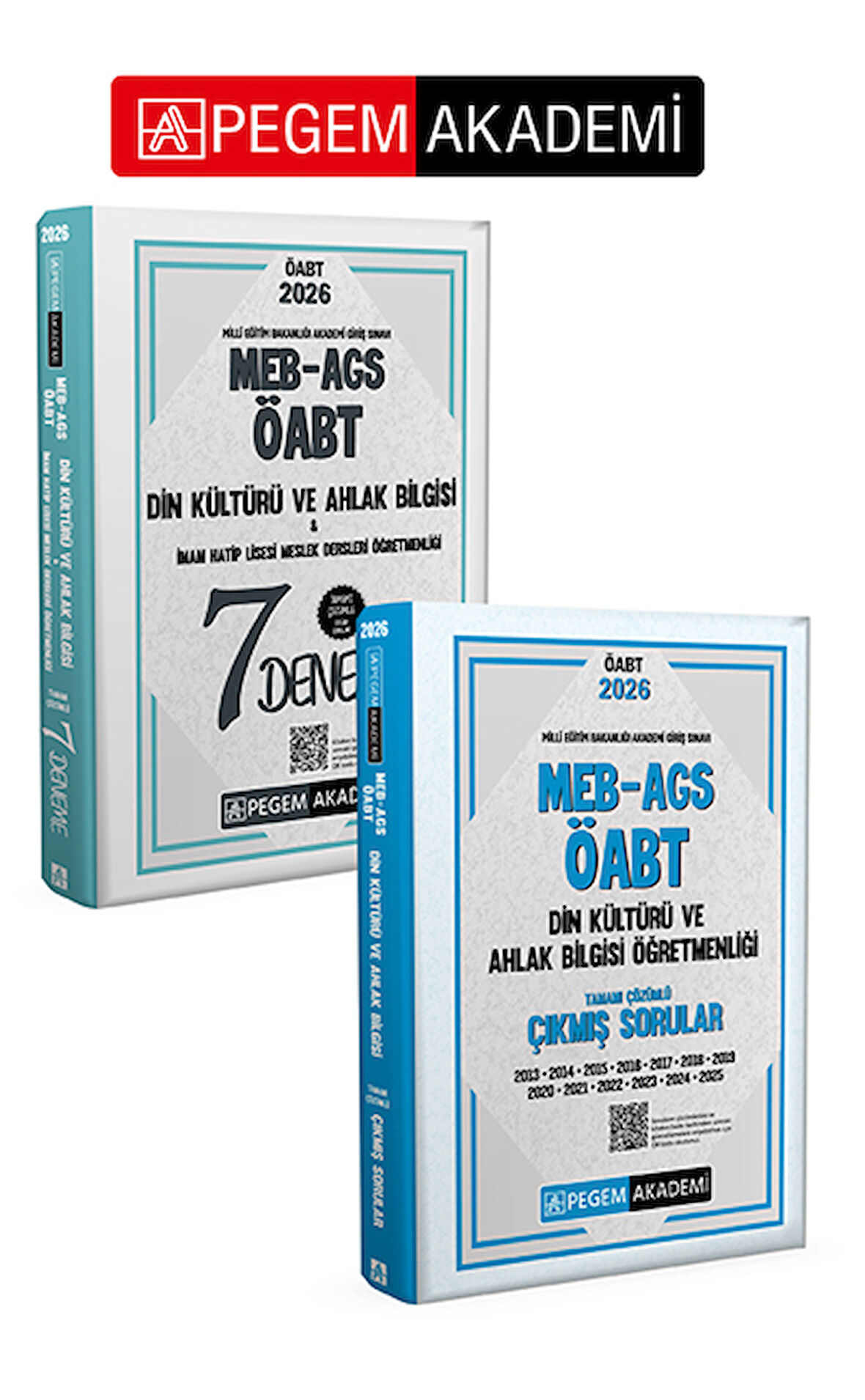PEGEM AKADEMİ 2026 MEB AGS ÖABT Din Kültürü ve Ahlak Bilgisi Tamamı Çözümlü Çıkmış Sorular + 2026 ME