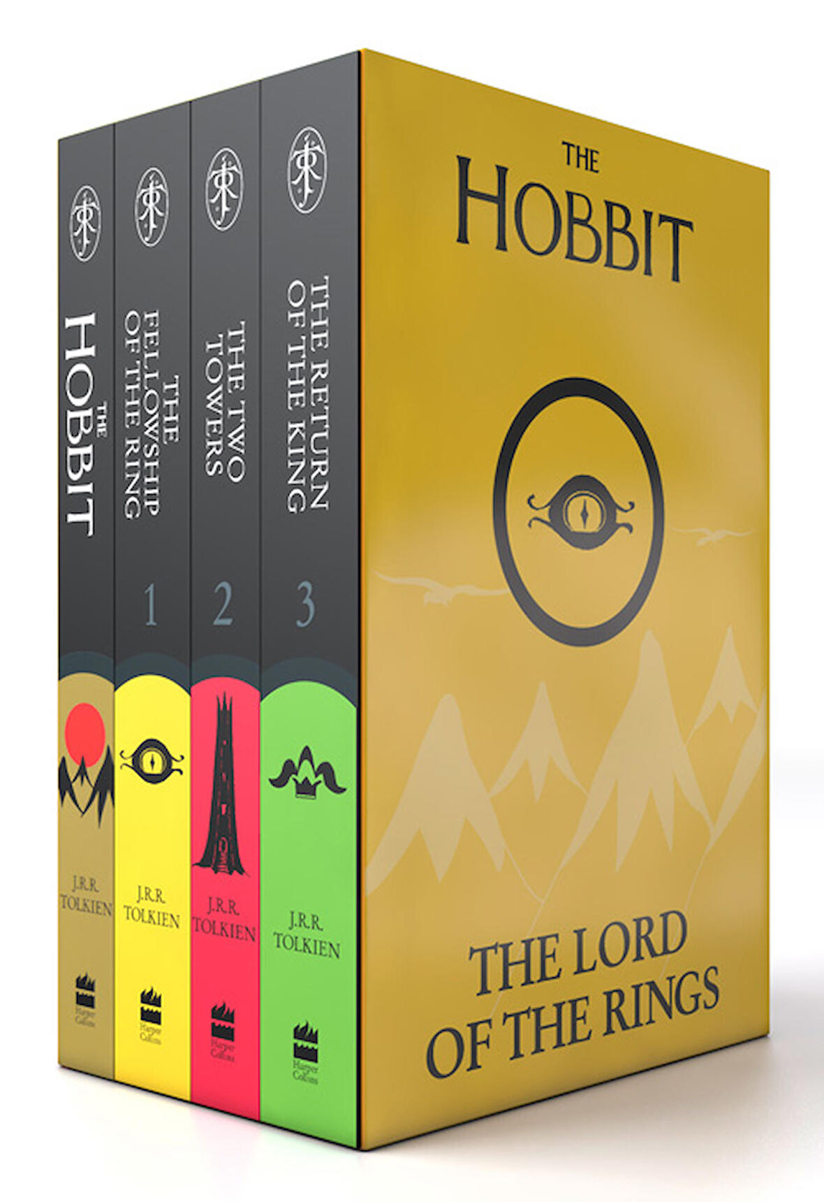 The Hobbit and The Lord of the Rings Boxed Set (4 Kitap)