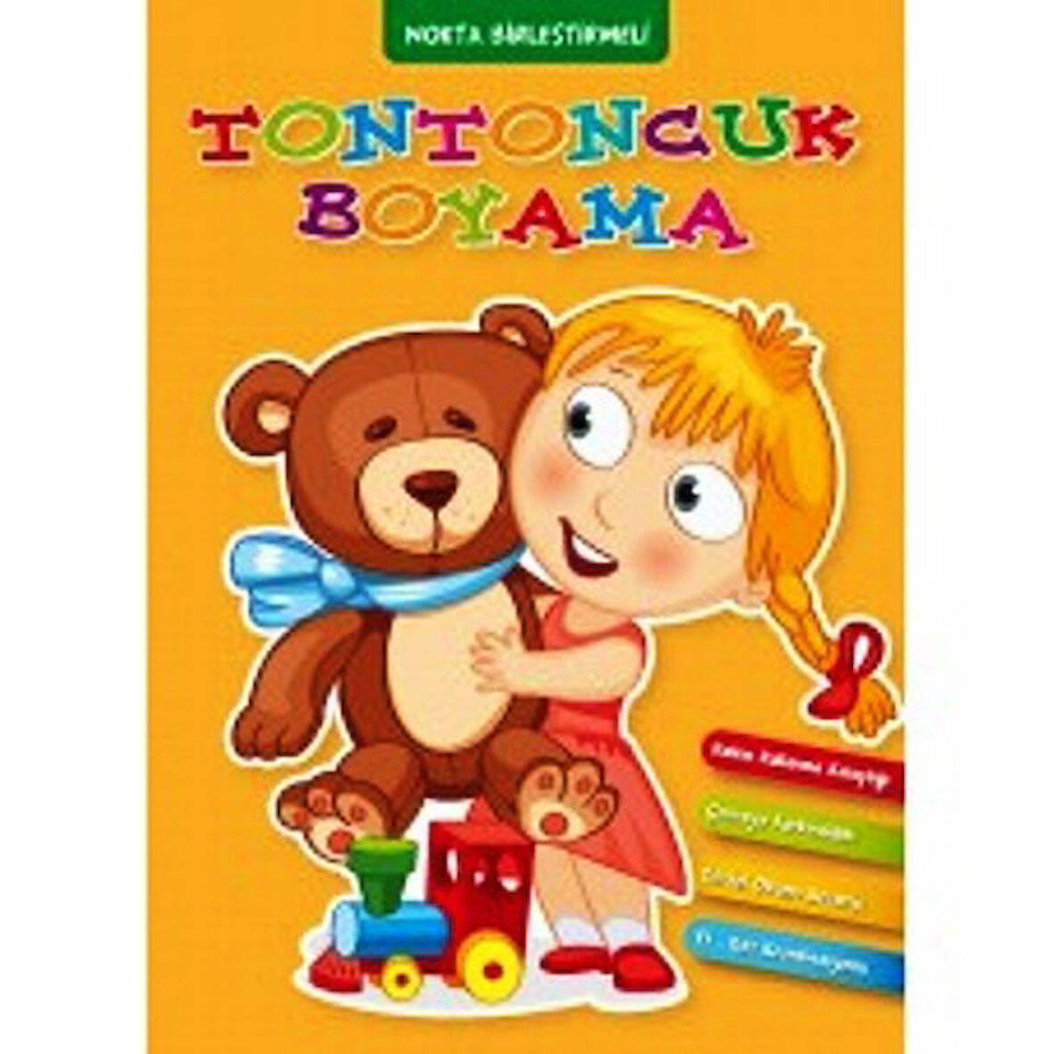 Nokta Birleştirmeli Tontoncuk Boyama (Sarı)