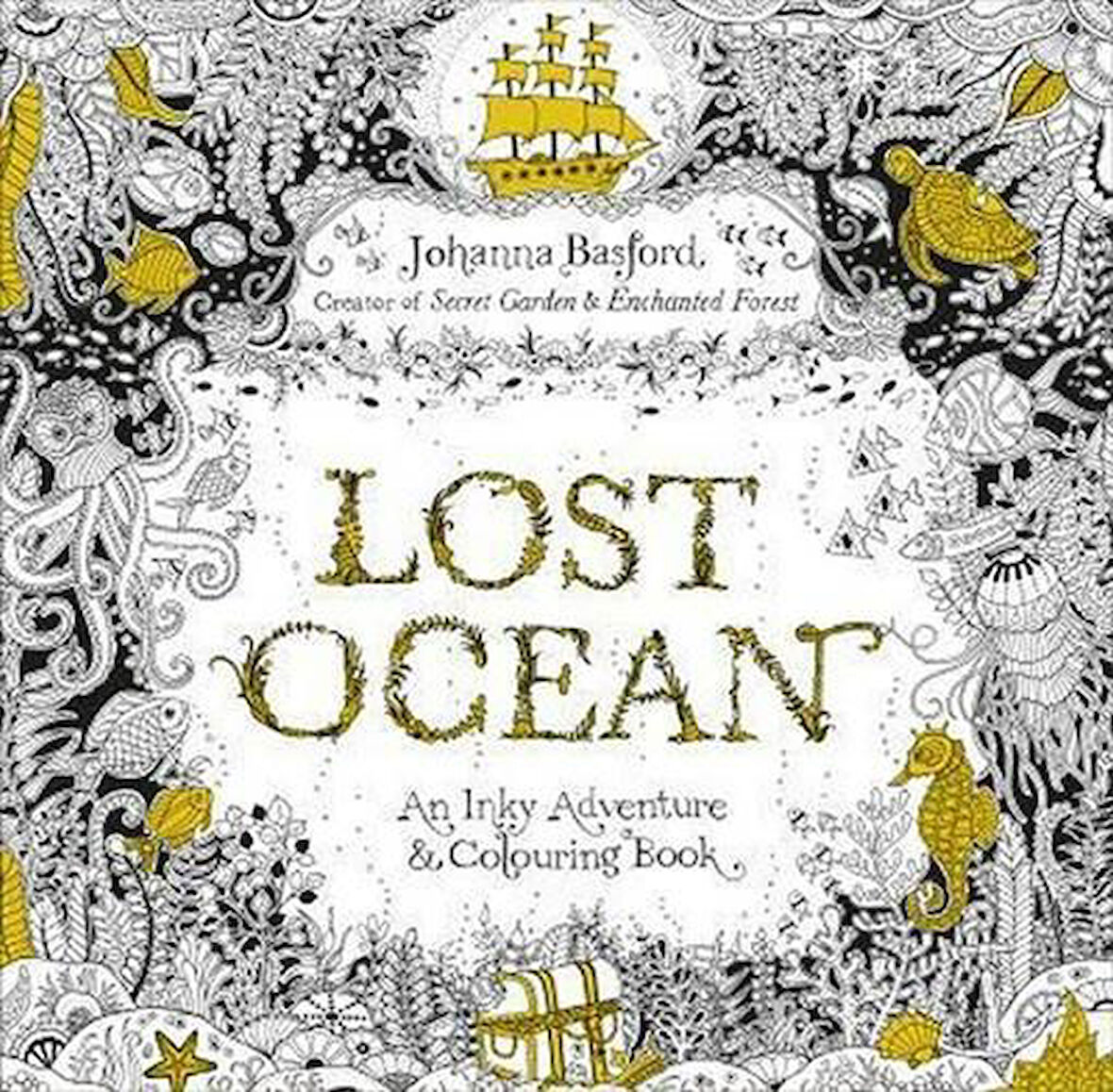 Lost Ocean An Inky Adventure & Colouring Book - Johanna Basford