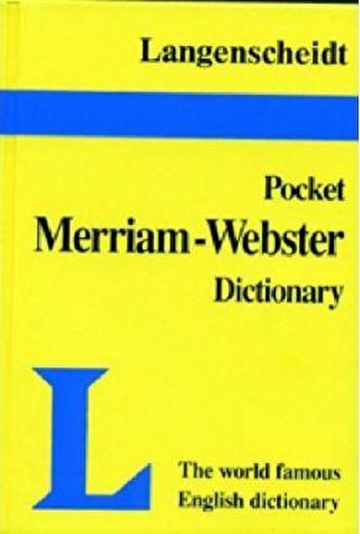 English Sözlük / Langenscheidts Pocket Merriam Webster - Kolektif - Altın Yayınları