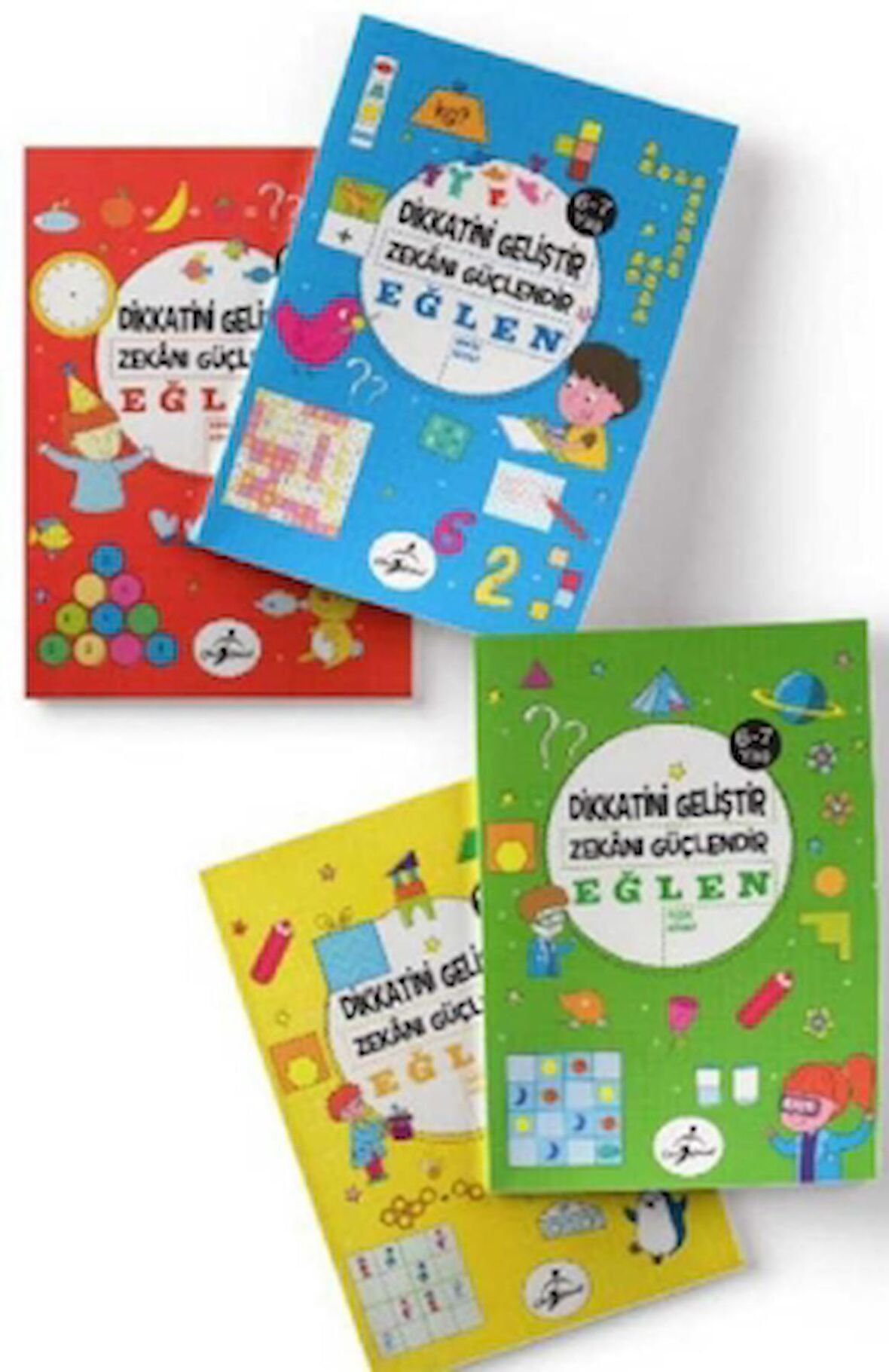 Dikkatini Geliştir, Zekanı Güçlendir ve Eğlen 6-7 Yaş (4 Kitap) Set