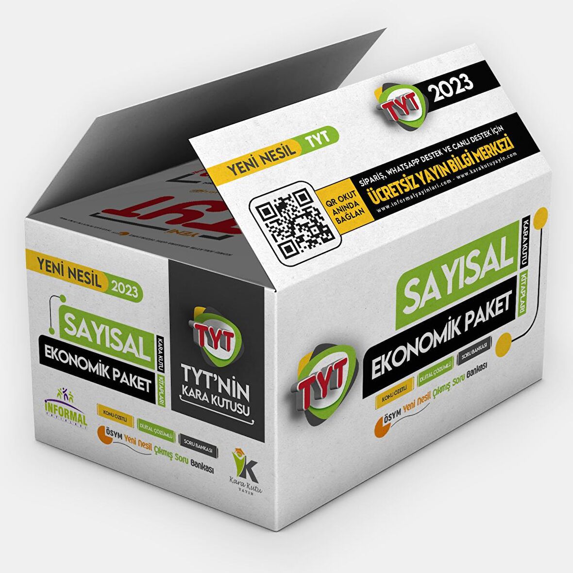 2023 TYTnin Kara Kutusu SAYISAL EKONOMİK SET PAKET Konu Özetli Dijital Çözümlü Çıkmış Soru Bankası