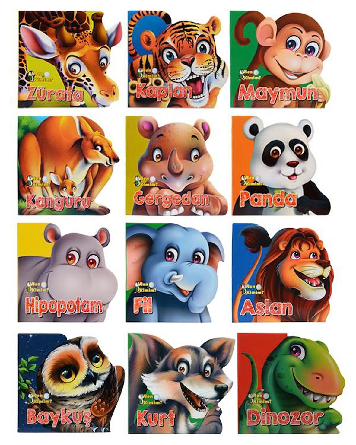 Ben Kimim? Yaban Hayvanları Kitap Seti Parıltı Yayınları