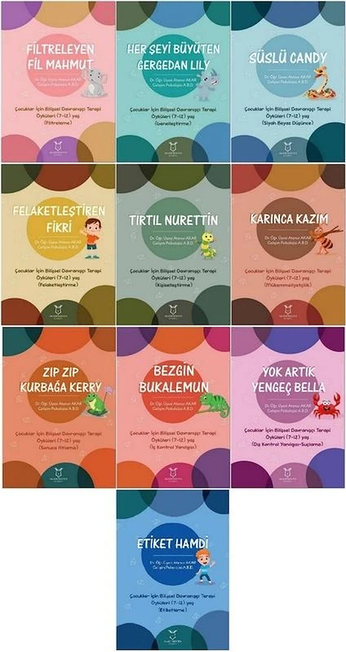 Çocuklar İçin Bilişsel Davranışçı Terapi Öyküler Seti  (7-12 Yaş ) Çocuklar İçin Bilişsel Davranışçı Terapi Öyküler Seti (7-12 Yaş)