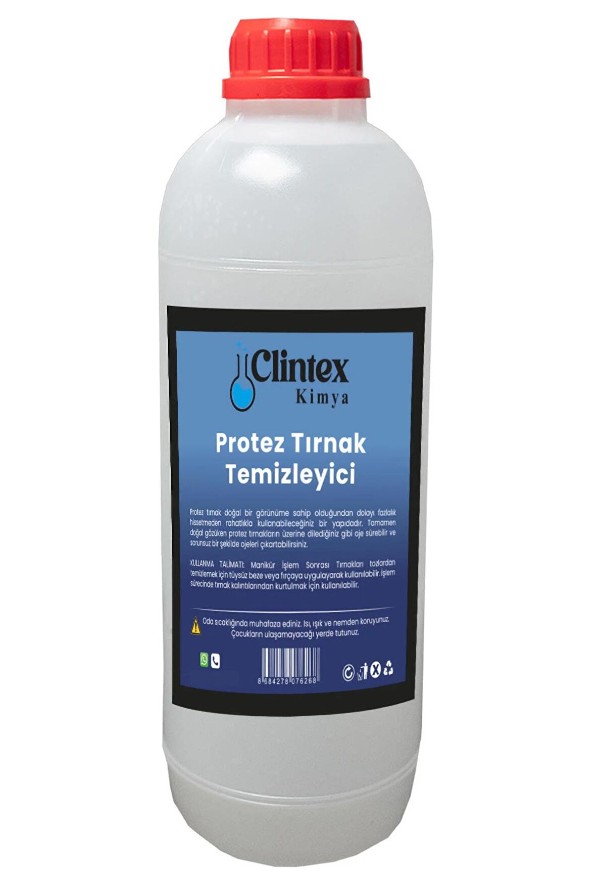 Clintex Kimya Protez Tırnak Temizleyici 1 Lt