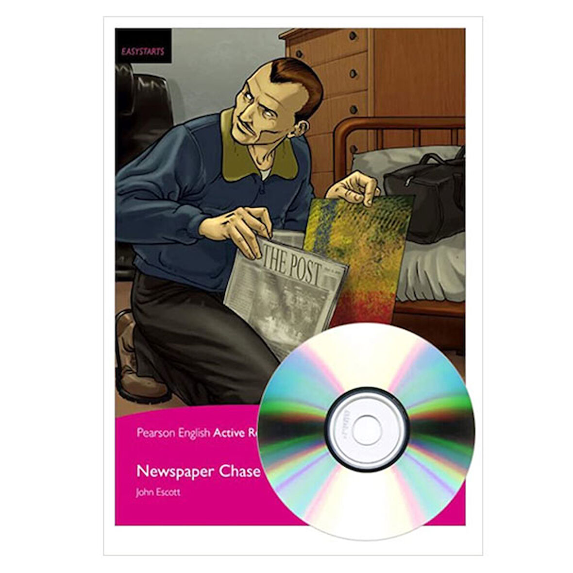 Easystarts: Newspaper Chase Book + Multi-ROM with MP3 Pack - Pearson