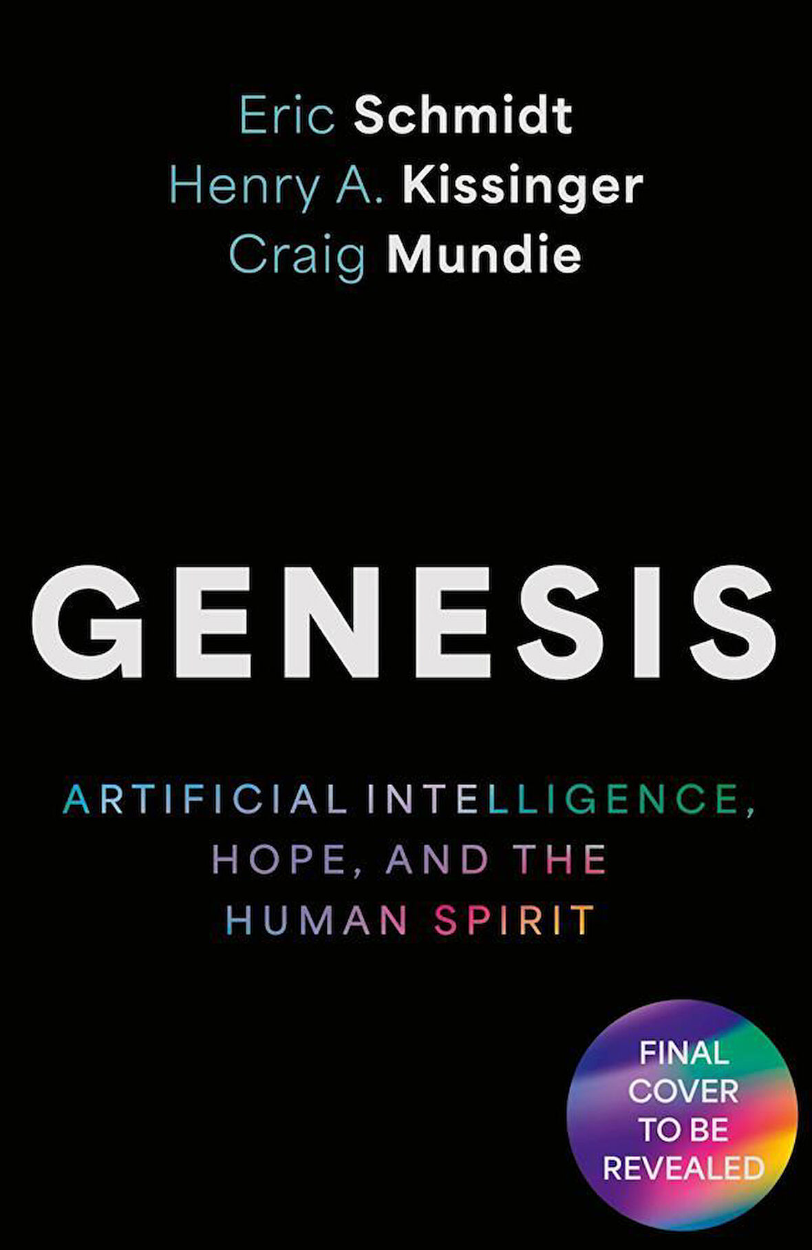 Genesis Artificial Intelligence - Craig Mundie