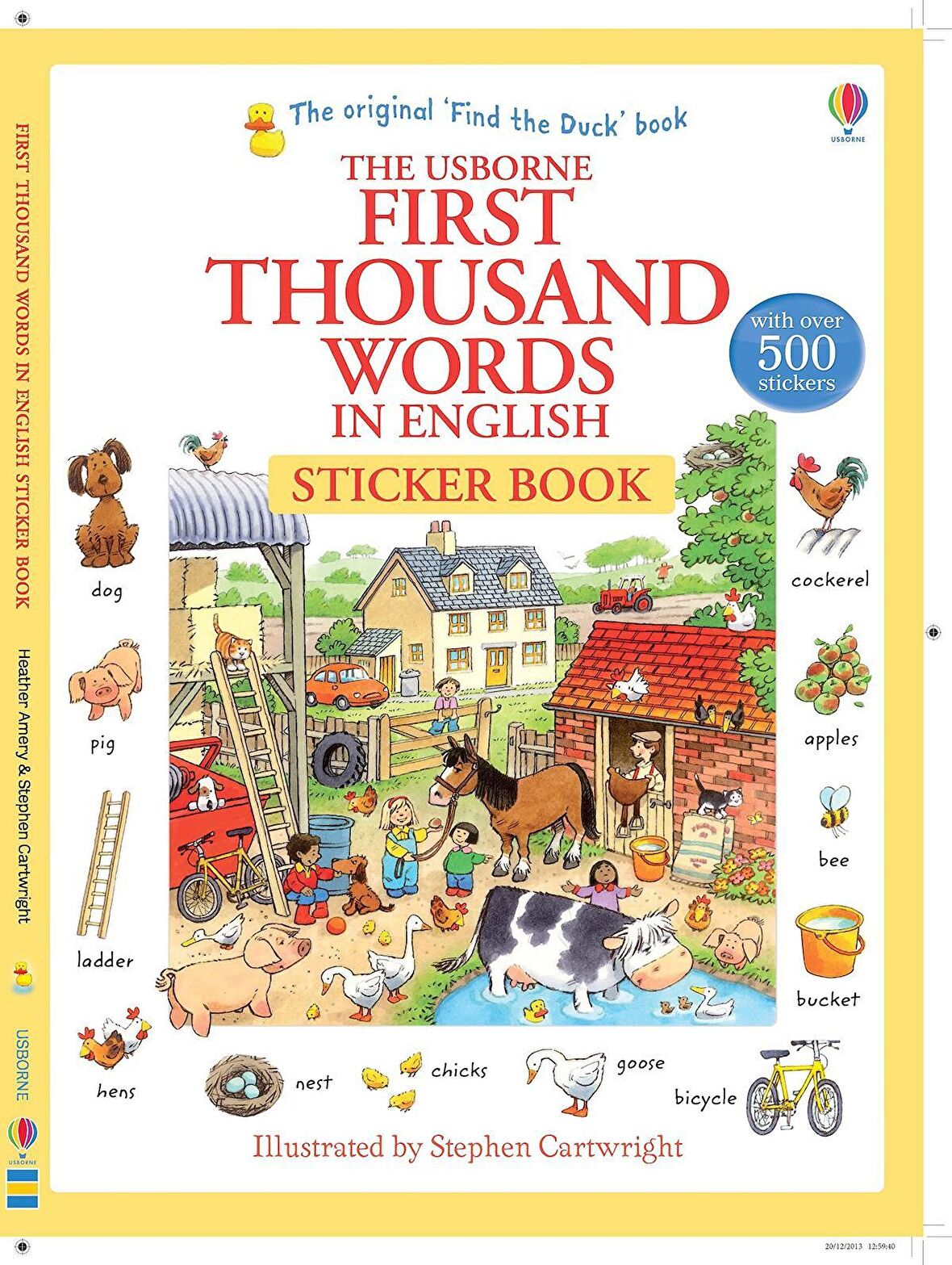 First Thousand Words in English Sticker Book