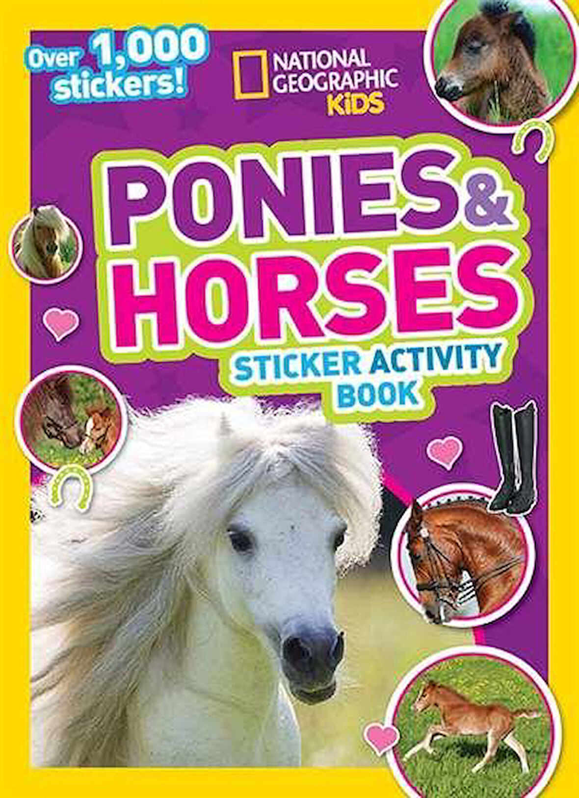 National Geographic Kids Ponies and Horses Sticker Activity Book - National Geographic Kids