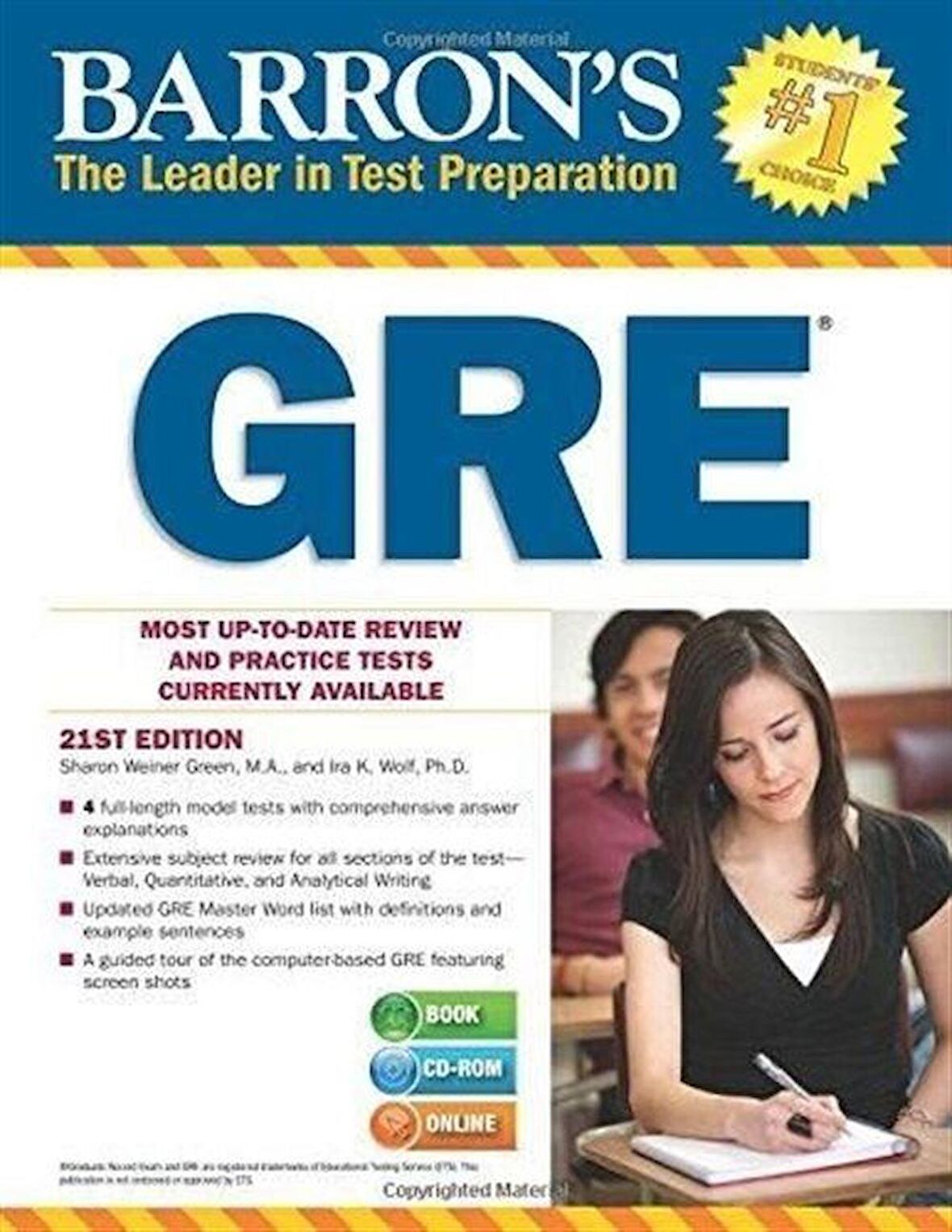 GRE with CD ROM 21st Edition / Komisyon