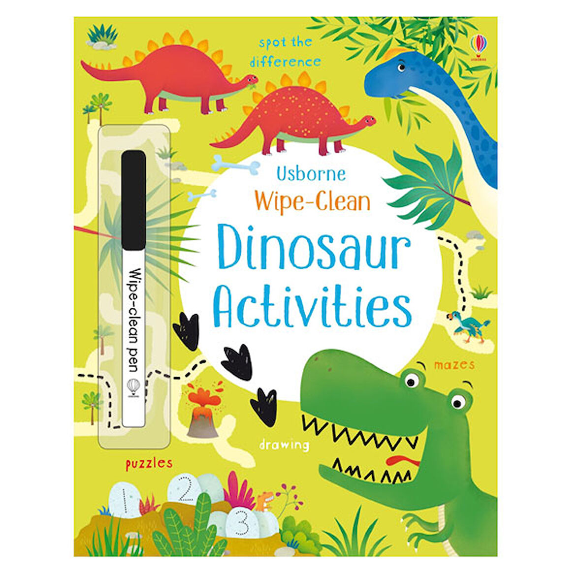 Wipe-Clean Dinosaur Activities Usborne Publishing