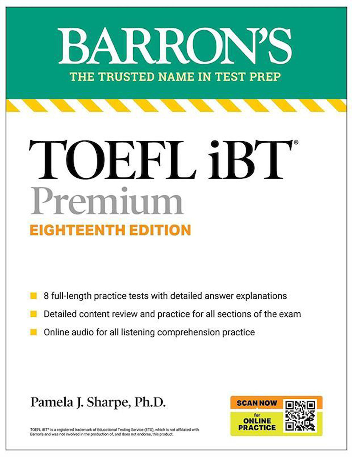 TOEFL iBT Premium - Barron's Test Prep - Pamela Sharpe
