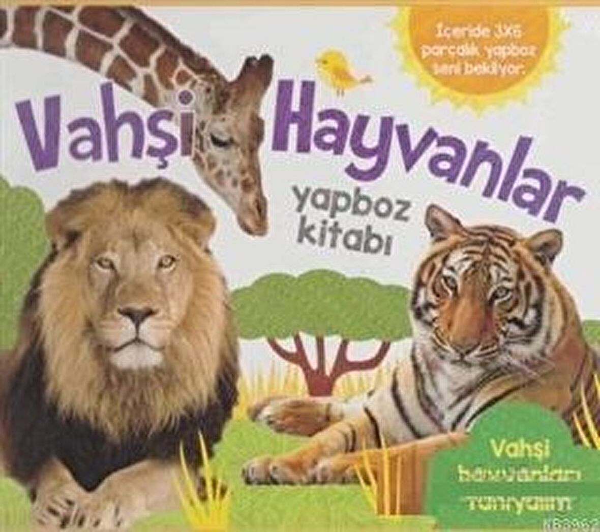  Vahşi Hayvanlar Yapboz Kitabı - Abc Yayın Grubu