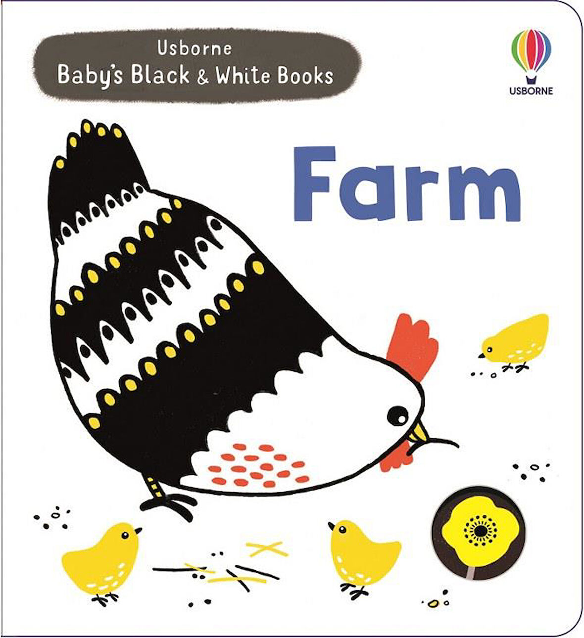 USB - Baby's Black and White Books Farm