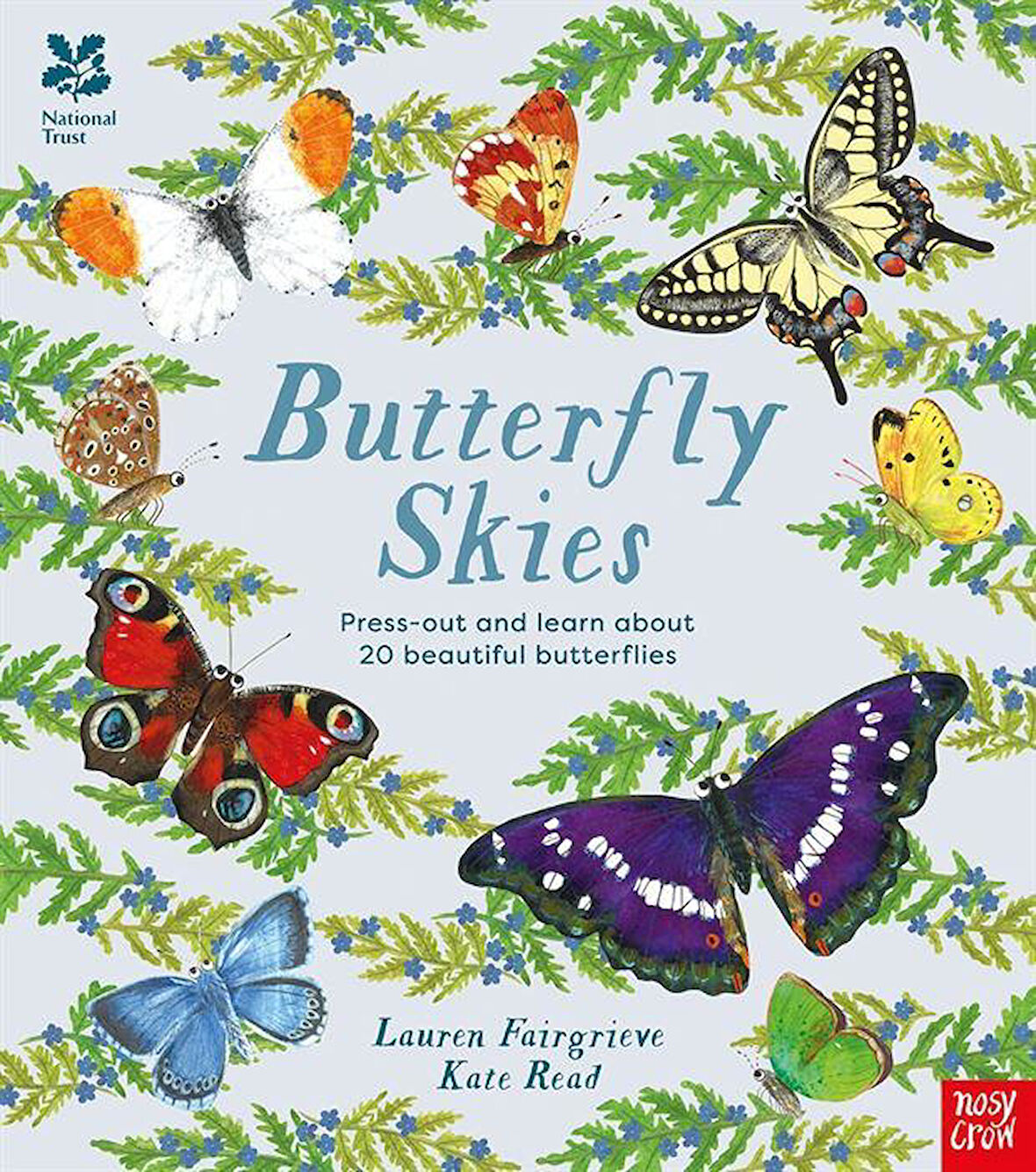 National Trust: Butterfly Skies Press Out and Learn About 20 Beautiful Butterflies - Press Out and Learn - Lauren Fairgrieve