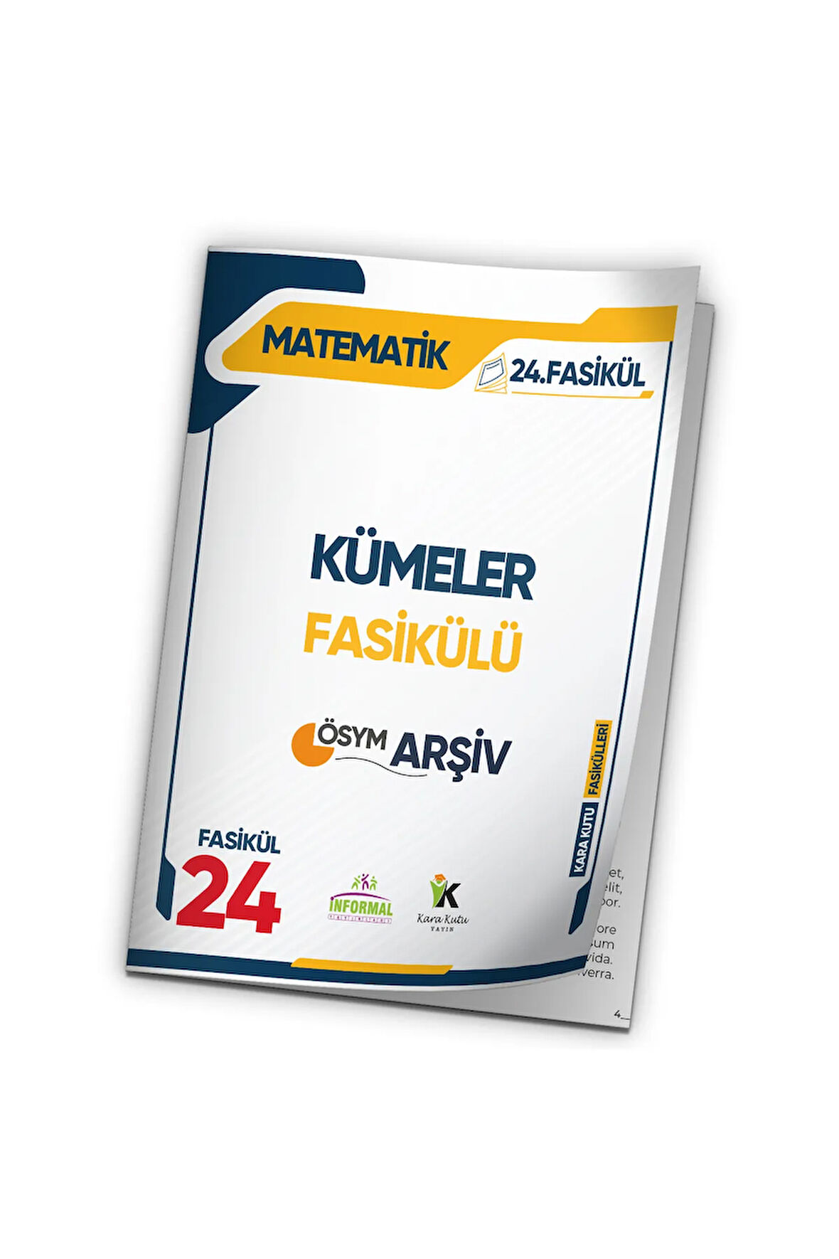 2025 DGS Matematik Kümeler ÖSYM Çıkmış Soru Bankası Modüler Set Çözümlü 24.Fasikülü