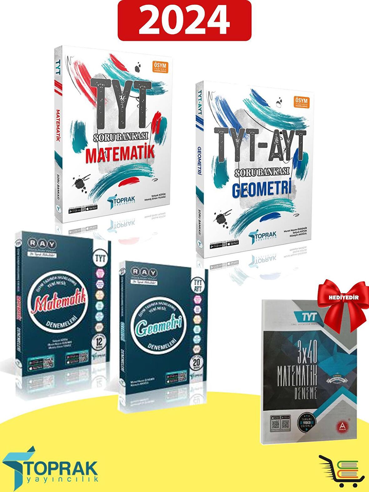 TYT Matematik-Geometri Soru Bankası ve Deneme Seti Hediyeli!