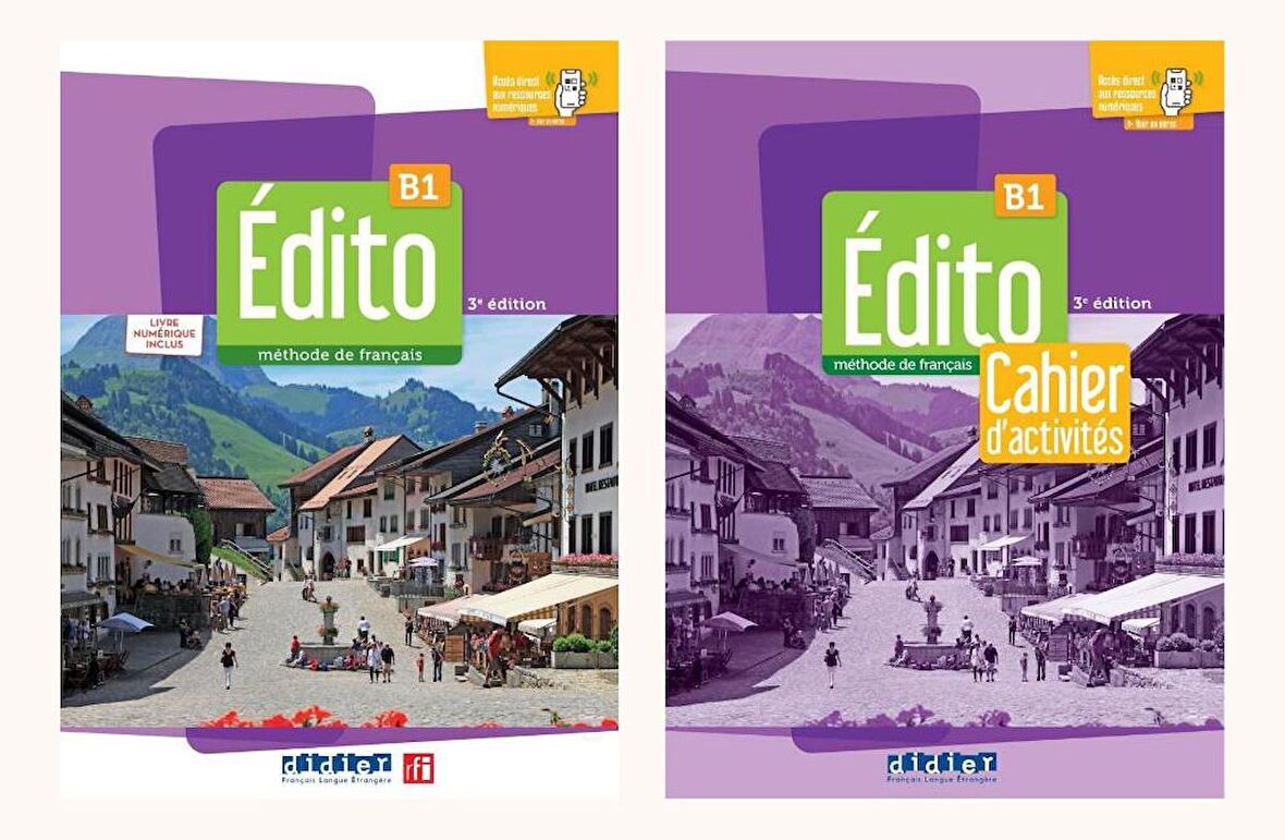 Edito B1 3ème édition - 2022 Méthode de français Livre de l'élève + Cahier d'exercices + Downloadable Audios