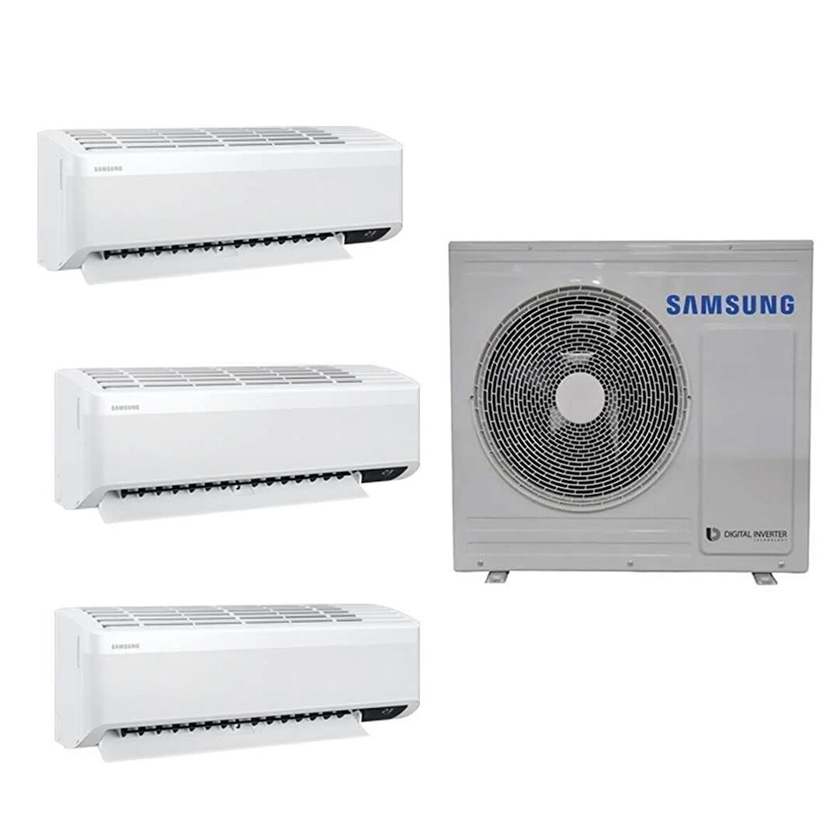 Samsung Wind Free Multi 1+3 Sistem (AJ100TXJ5KH/EA) 7+18+18 Btu 10 kw Dış Ünite