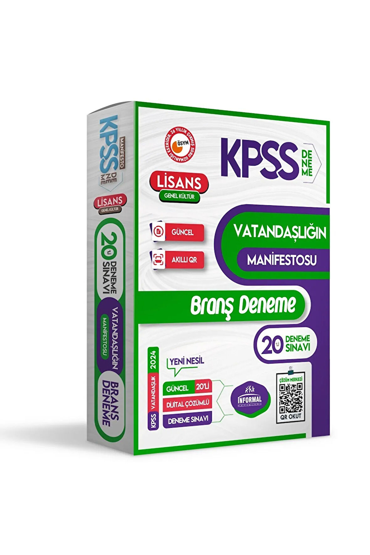 Kpss Vatandaşlığın Kara Kutusu Soru Bankası Vatandaşlık Manifesto Çözümlü Branş Deneme 2li Set