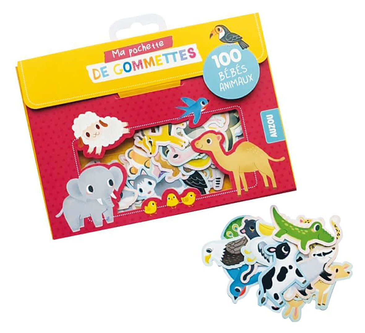Ma pochette de gommettes - 100 bébés animaux - YU-HSUAN HUANG
