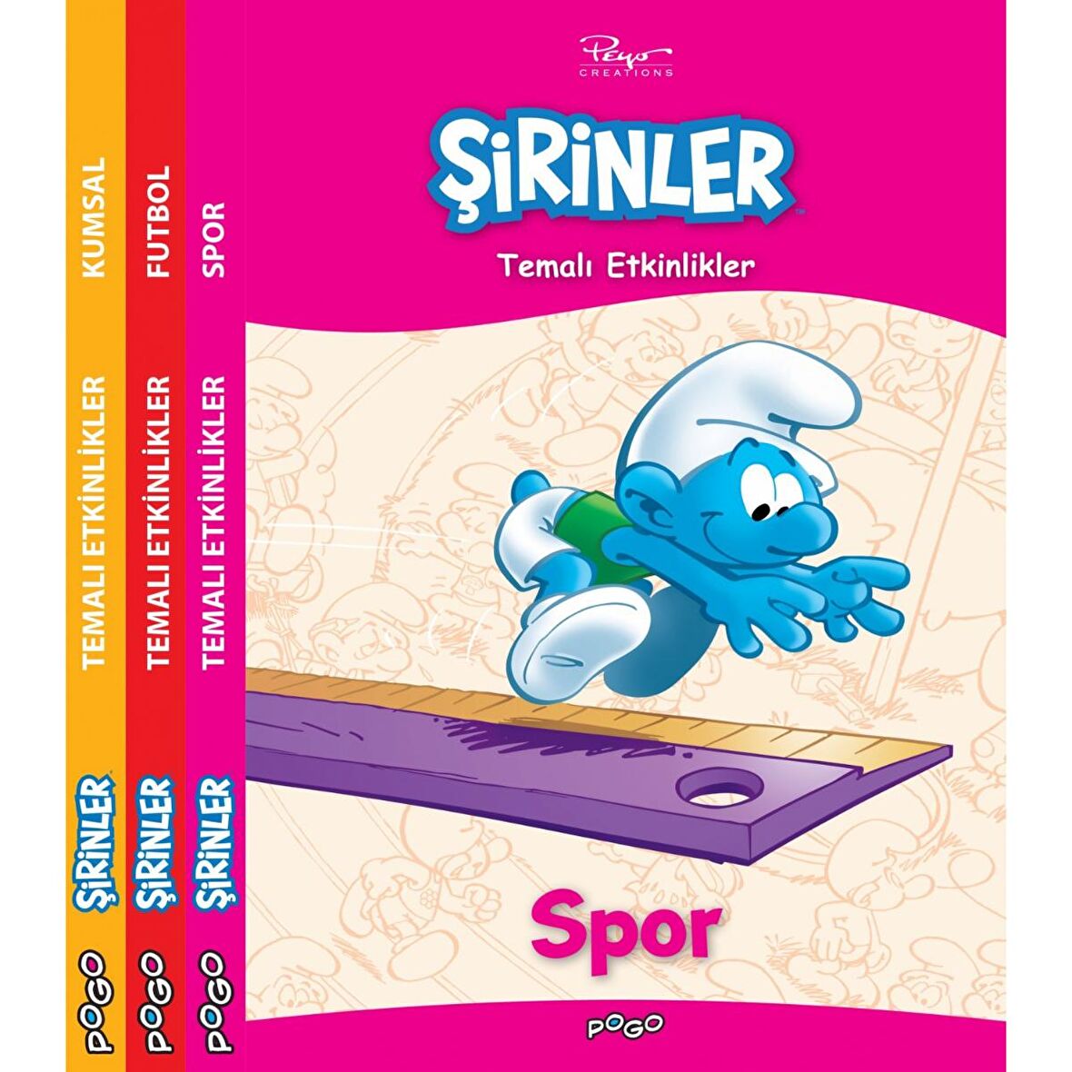 Şirinler Temalı Aktiviteler Seti (3 Kitap Takım)