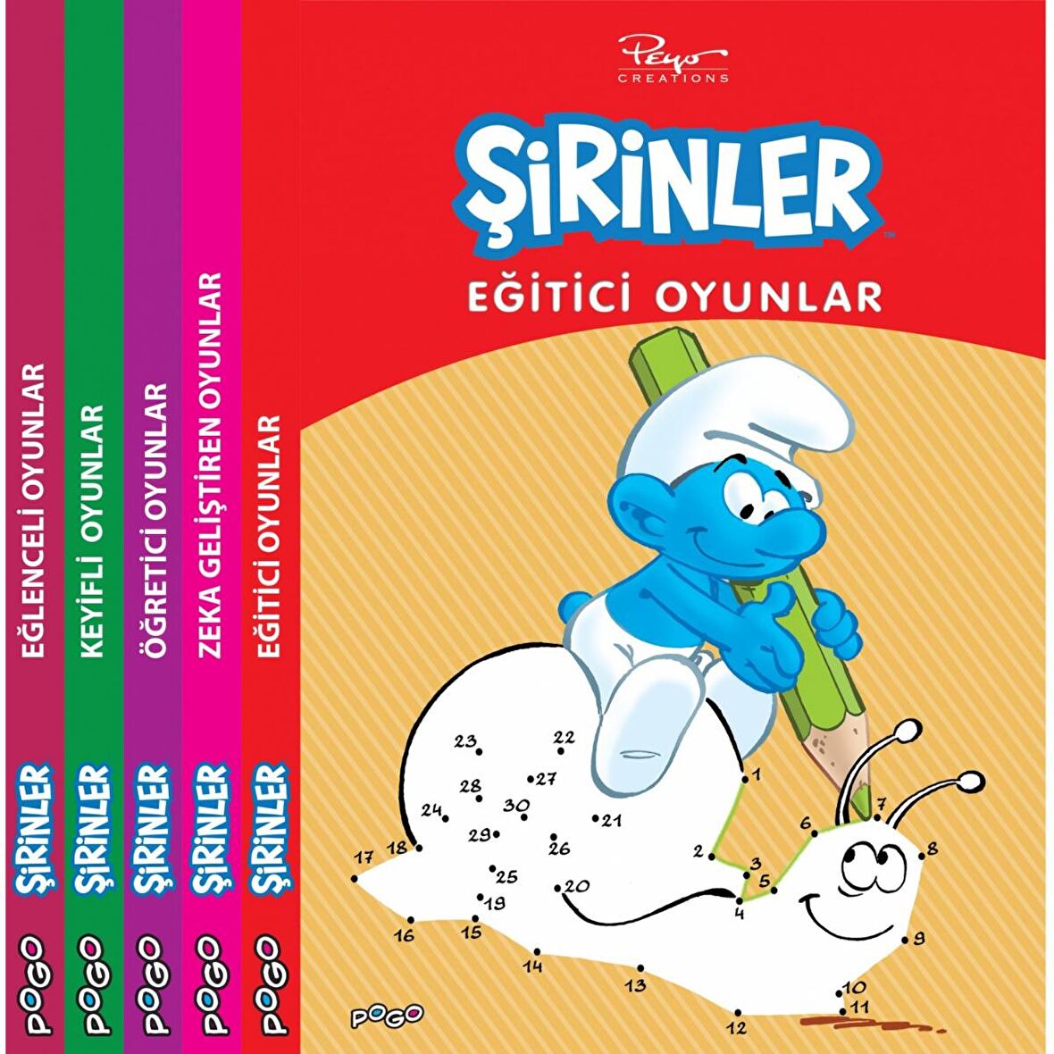 Şirinler Oyun Kitapları Seti (5 Kitap Takım)