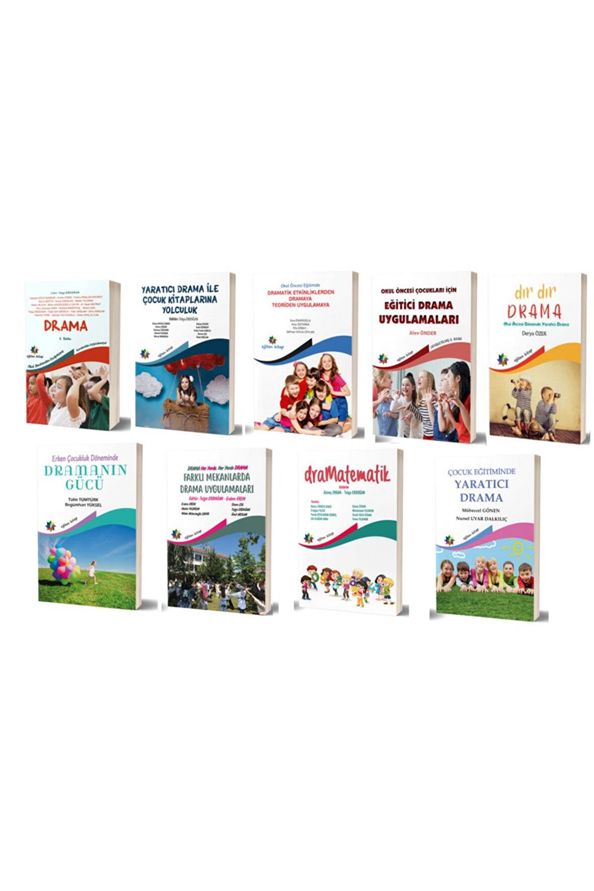 Drama Her Yerde Drama Eğitimciler İçin Drama Seti & 9 Kitap Takım