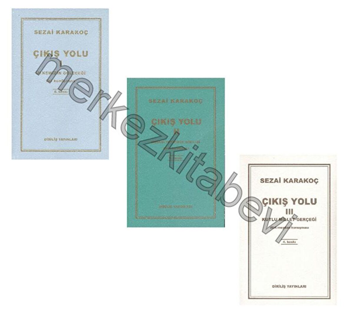 Sezai Karakoç Çıkış Yolu 3 Kitap Set