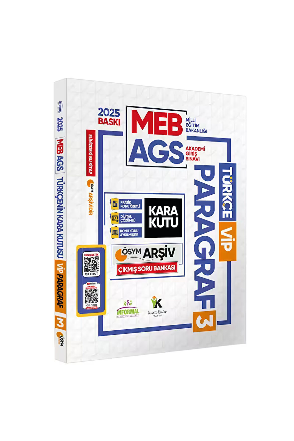 2025 MEB-AGS Türkçenin Kara Kutusu PARAGRAF 3 VİP ÖSYM Çıkmış Soru Havuzu Bankası PDF/Video Çözümlü