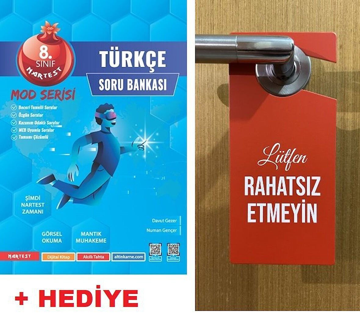 Hediye Rahatsız Etmeyin Öğrenci Odası Kapı Askısılı  Nartest 8.Sınıf LGS  MOD Türkçe