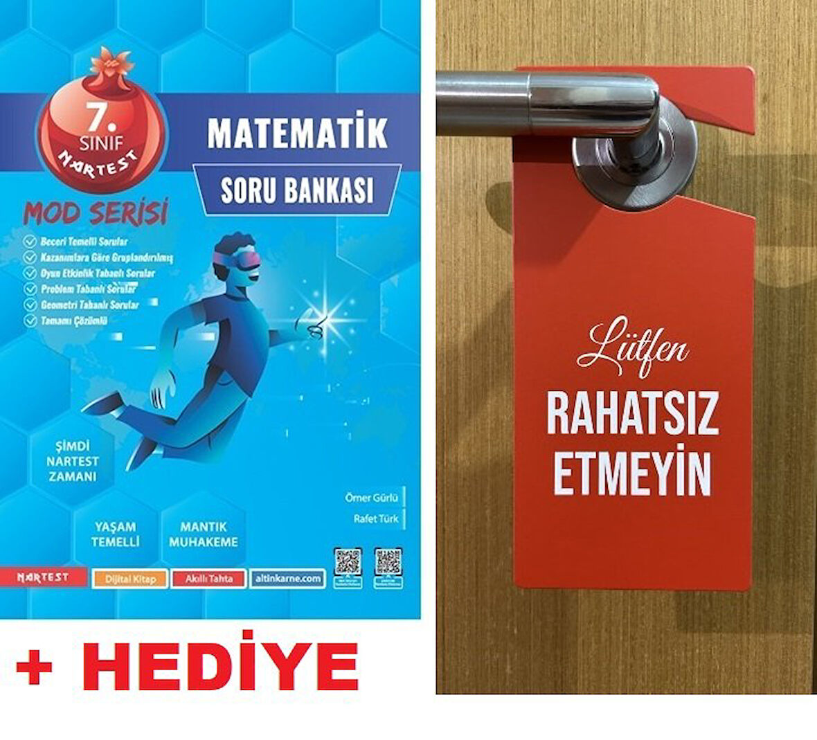 Hediye Rahatsız Etmeyin Öğrenci Odası Kapı Askısılı  Nartest 7.Sınıf MOD Serisi Matematik