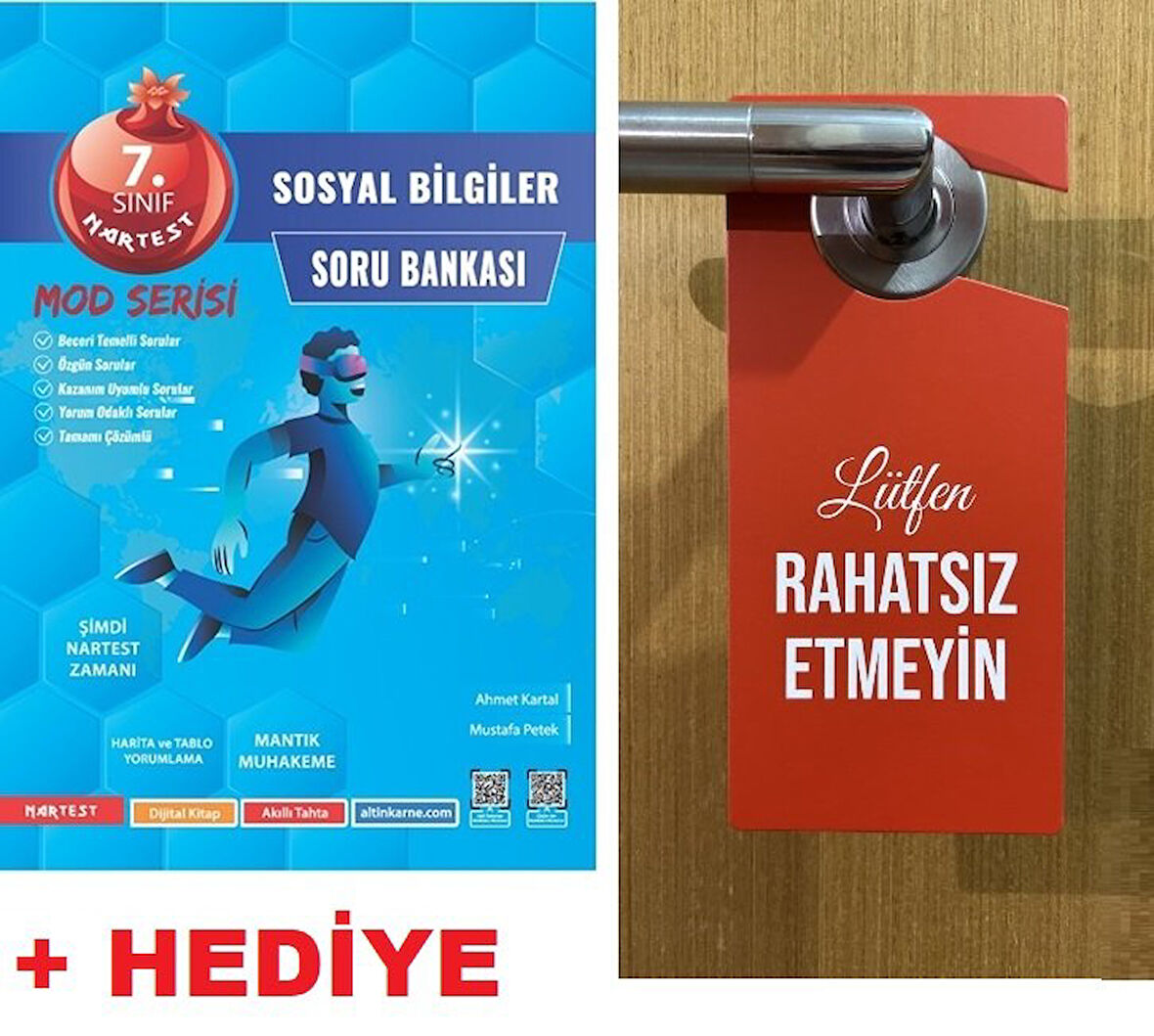 Hediye Rahatsız Etmeyin Öğrenci Odası Kapı Askısılı  Nartest 7.Sınıf MOD Serisi Sosyal