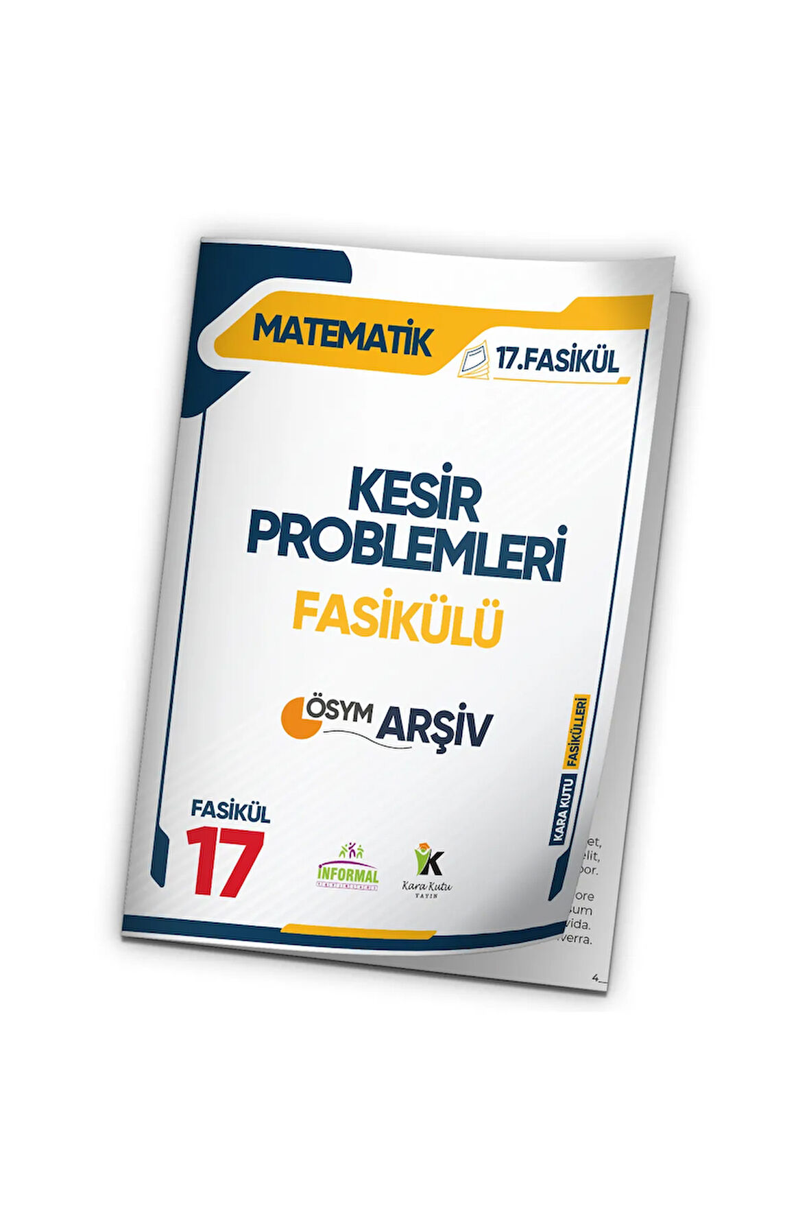 2025 KPSS Matematik Kesir Problemleri ÖSYM Çıkmış Soru Bankası Modüler Set Çözümlü 17.Fasikülü