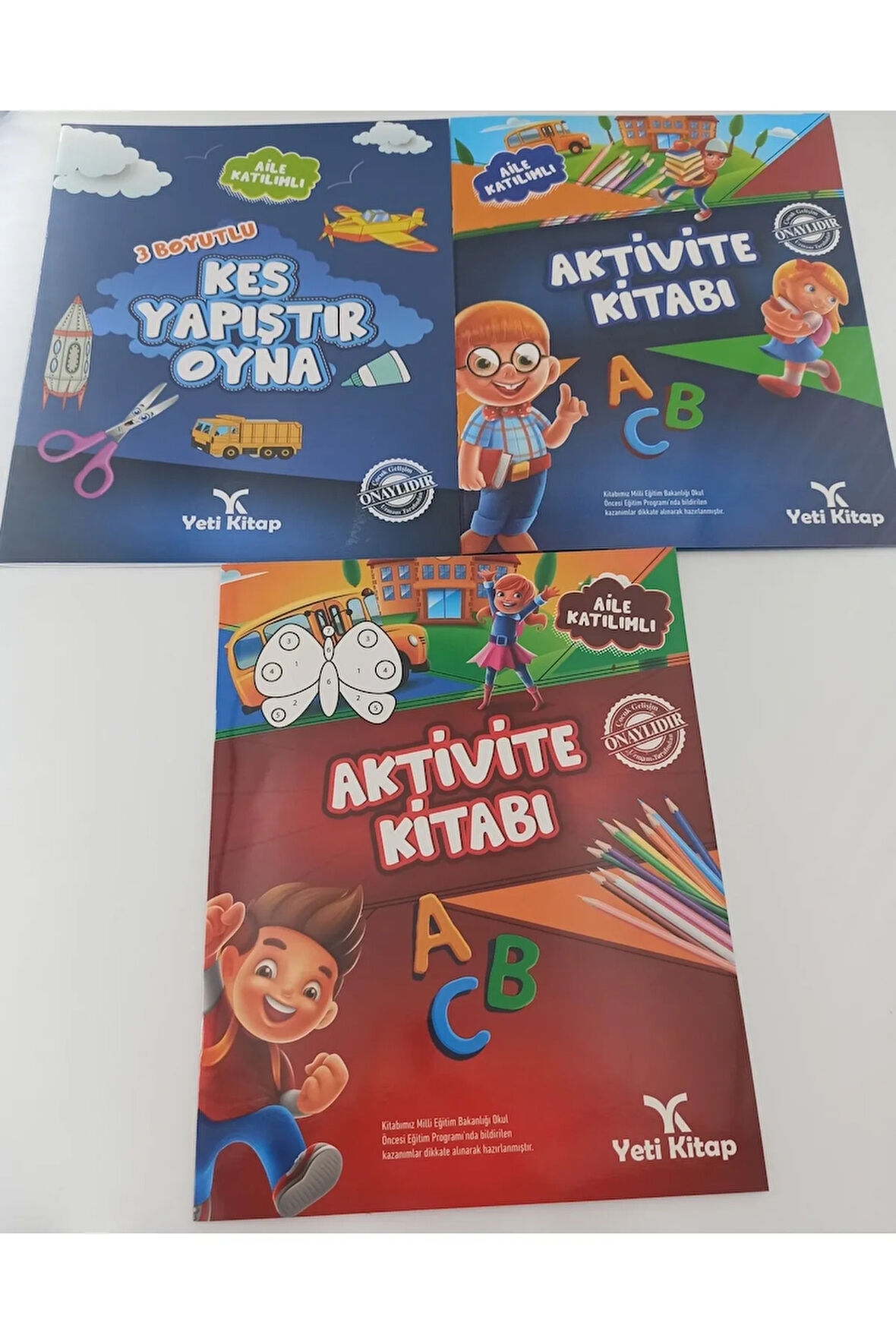 3-6 Yaş Anaokulu Okul Öncesi Etkinlikler Setim (3 Lü Set)