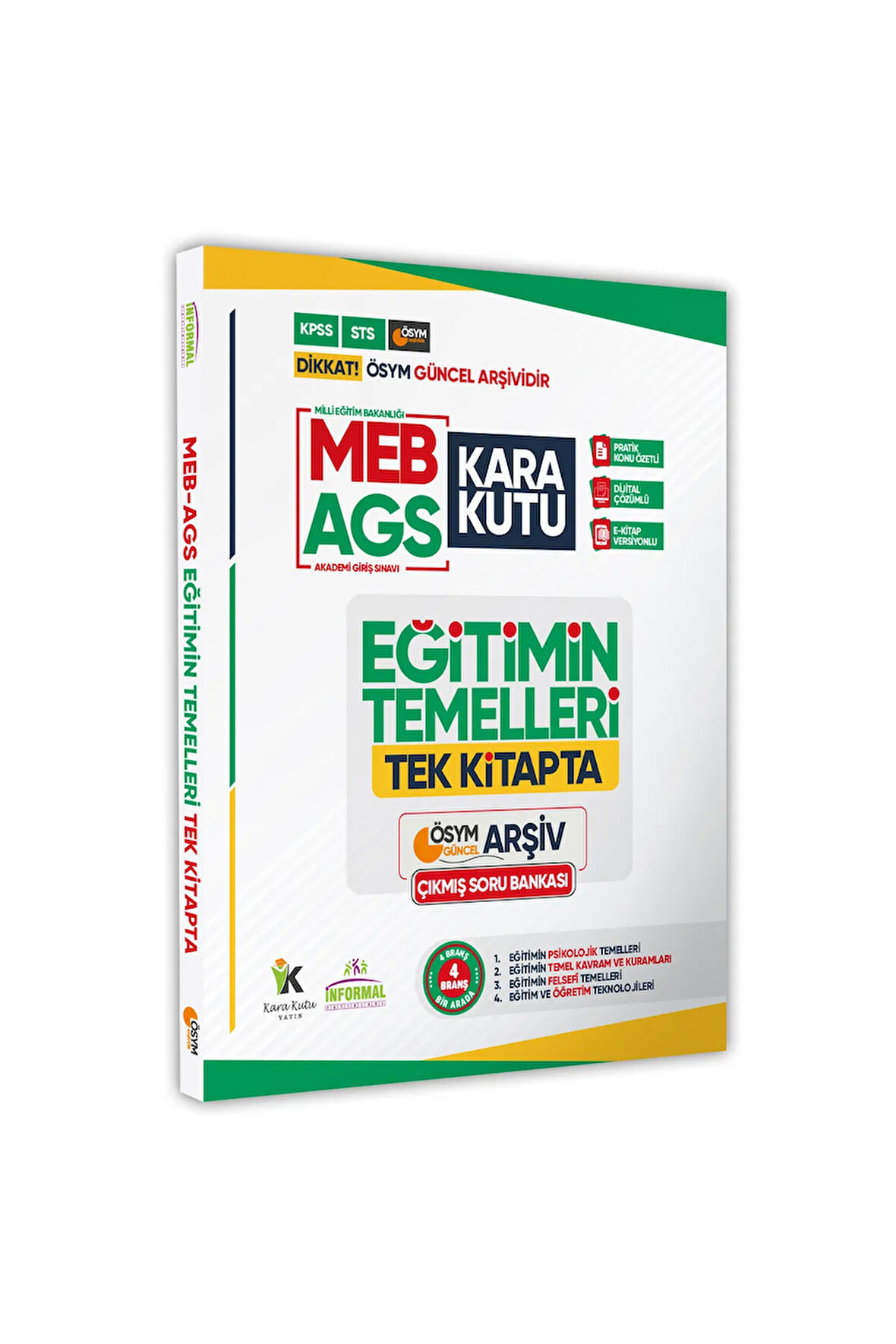 Kpss Eğitim Bilimlerinin Kara Kutusu Tüm Dersler Tek Kitap Konu Özetli