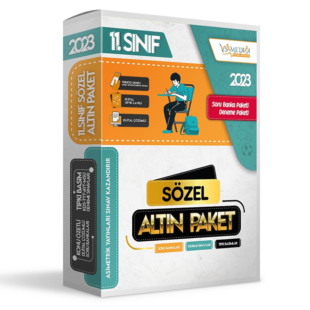 2023 11.Sınıf SÖZEL Konu Özetli Çözümlü Çıkmış Soru Bankaları ve Dijital Çözümlü PAKET DENEME SETİ