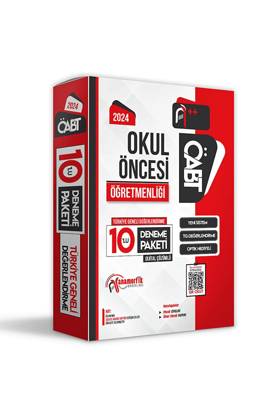 2024 Öabt Okul Öncesi Öğretmenliği 10lu D.çözümlü Paket Deneme Tg