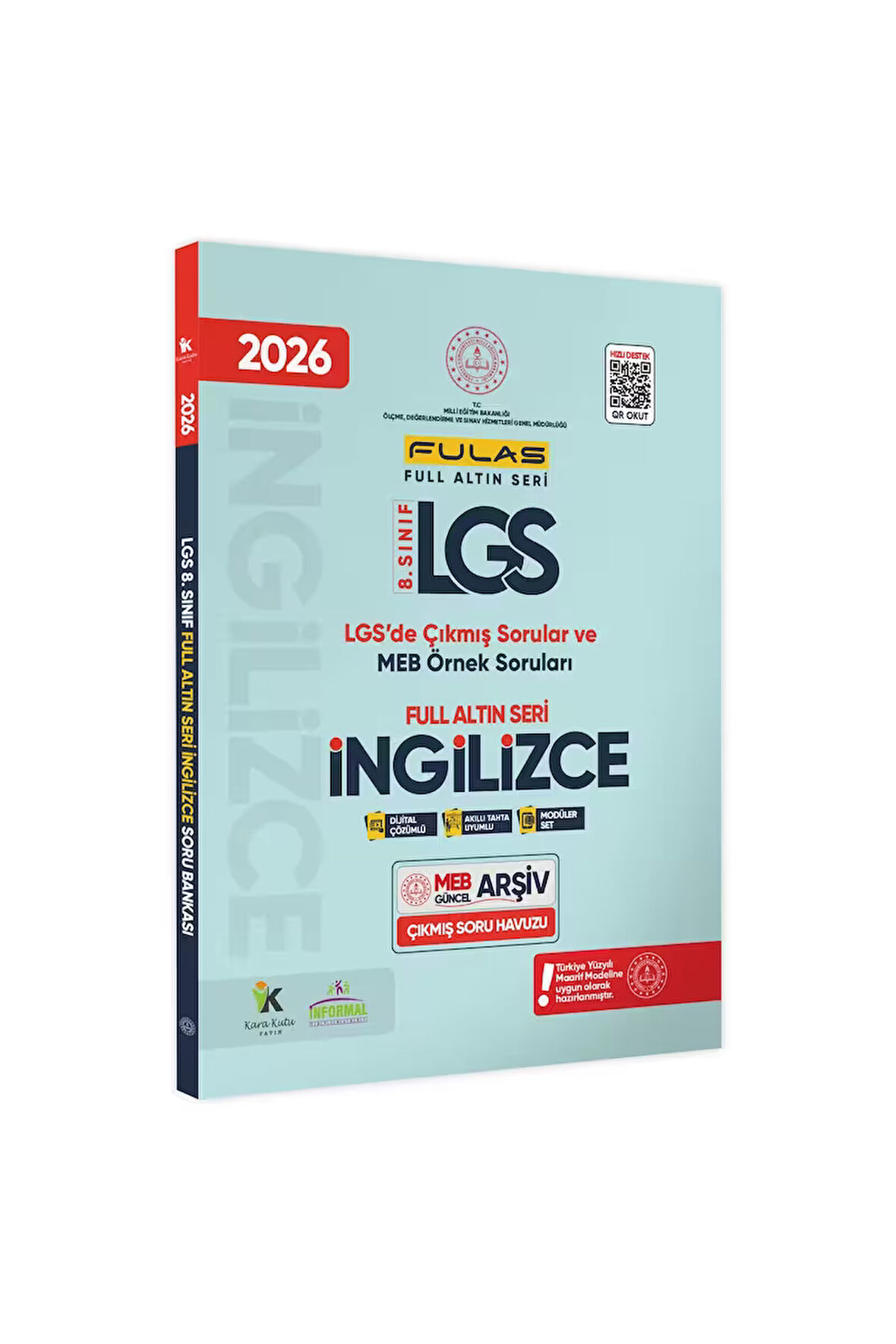 2026 8.Sınıf Full LGS Altın Seri İNGİLİZCE MEB Çıkmış Soru Bankası Modüler Seti PDF/Video Çözümlü