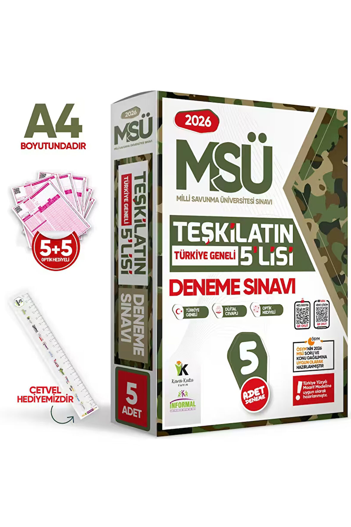 2026 MSÜ Teşkilatın 5lisi Özgün Deneme Paketi Yeni Nesil Türkiye Geneli Çözümlü Analitik Yayınları